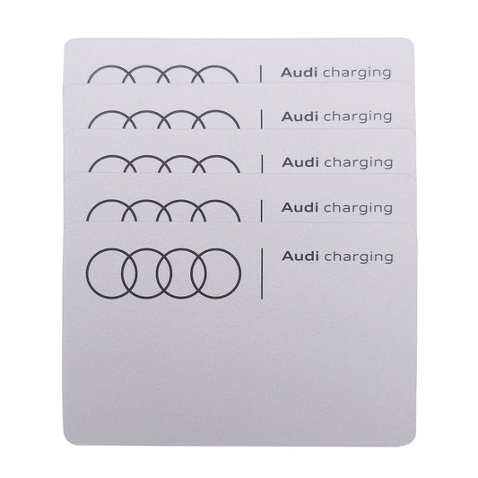 Audi Charging 5x RFID-Karten für öffentliches Laden (MSP) und Elli Charging Site Management (CSM)
