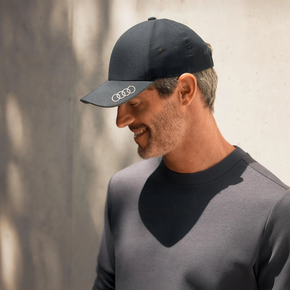 Audi Cap, schwarz, One Size 55–59 cm – Anwendungsbild 2