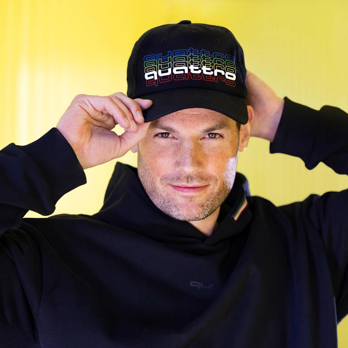 quattro pulse Cap, schwarz, Baumwolle – Anwendungsbild 1