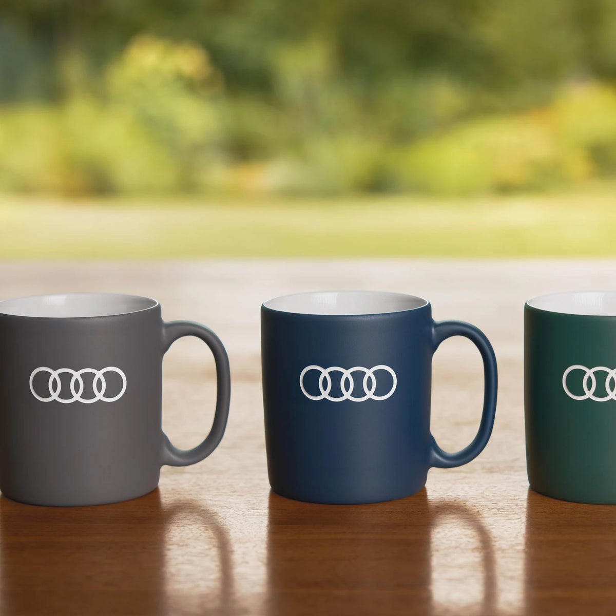 Audi Tasse, dunkelblau, Porzellan, 350 ml – Anwendungsbild 1