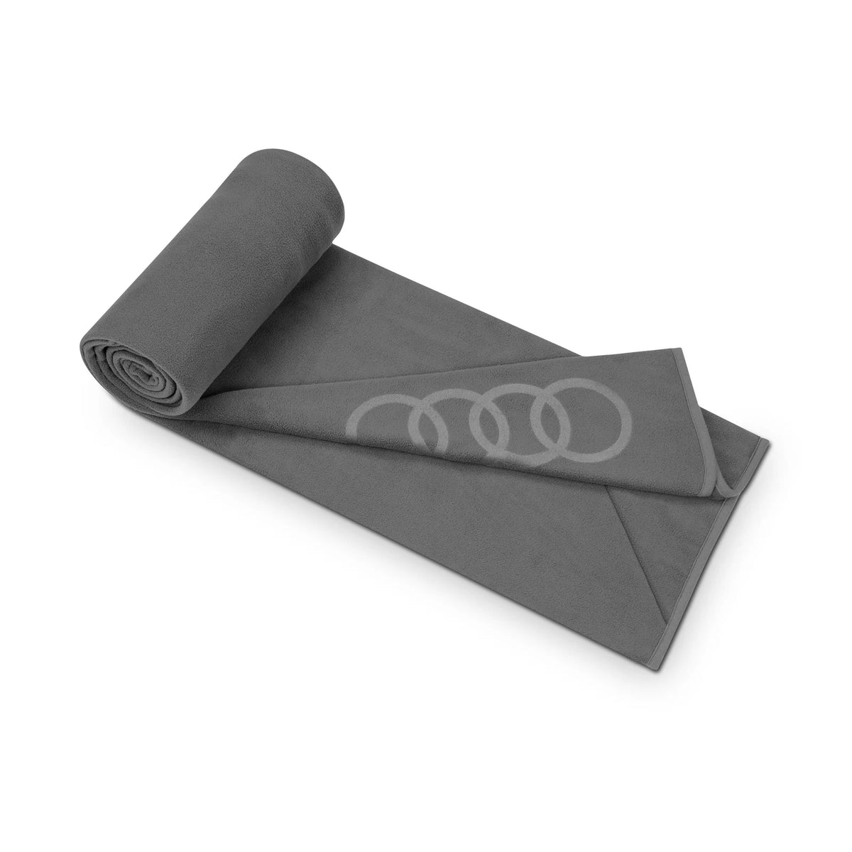 Audi Fleecedecke, grau, 180 x 130 cm – Ansicht 1