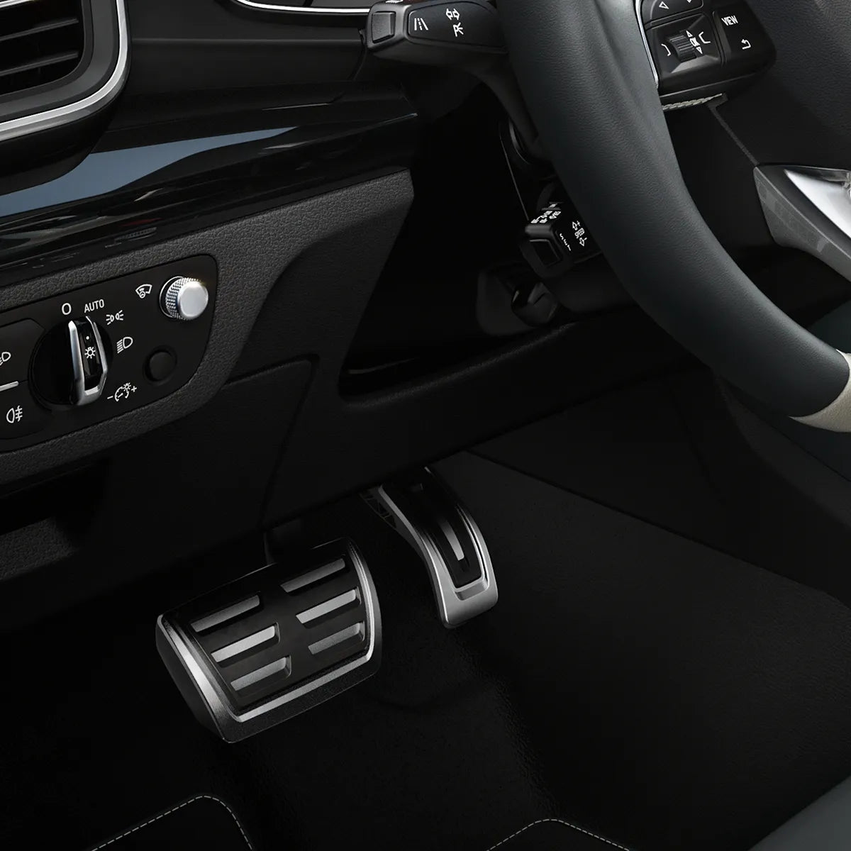 Audi Pedalkappen Edelstahl A5/Q5/A6/Q6/S5 Automatik Links- und Rechtslenker, 8B1064205