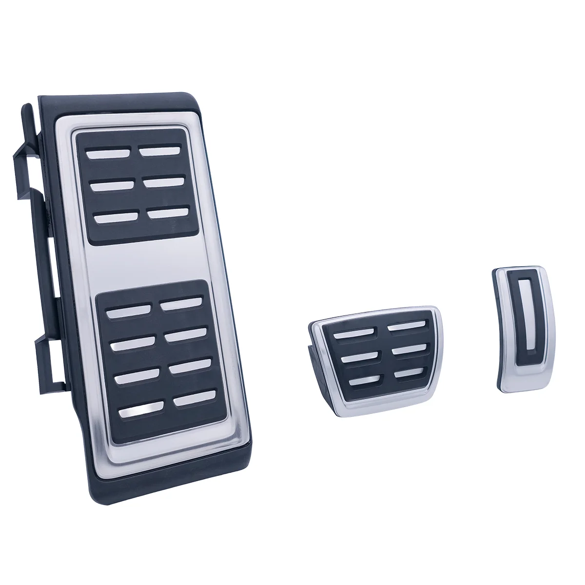 Audi Pedalkappen Set Edelstahl A3/Q2/Q3/RS3/S3/TT Automatik Linkslenker mit Fußstütze, 8V1064205A
