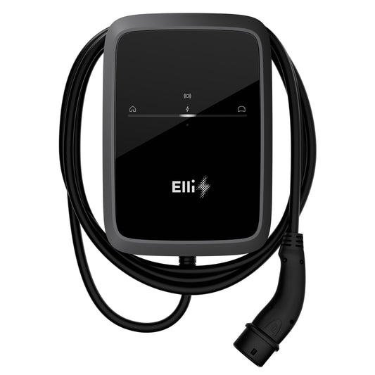 Elli Charger Connect 2, 22 kW Wallbox mit Kabel 7,5m (Typ2), App, WLAN, PV-Laden, Phasenumschaltung