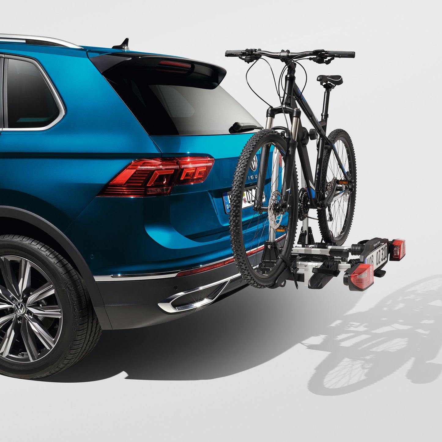 Volkswagen Fahrradträger Compact II, für AHK, max. 2 Räder, faltbar & abklappbar, 3C0071105B