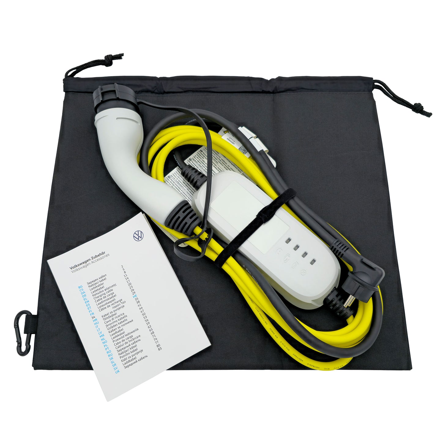 Volkswagen Type 2 E-Auto charging cable for the socket, 230V, EU connector, AC charger, 000054412