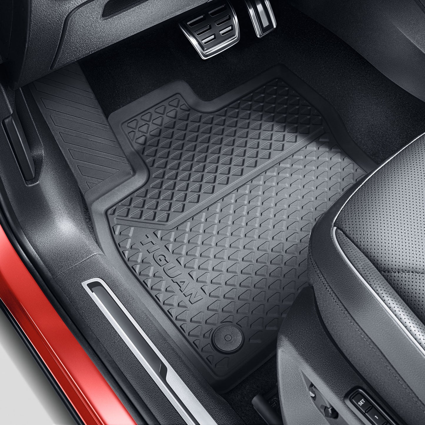 VW Tiguan Allspace rubber mats, 4 pieces, front and back, 5NL06150082V