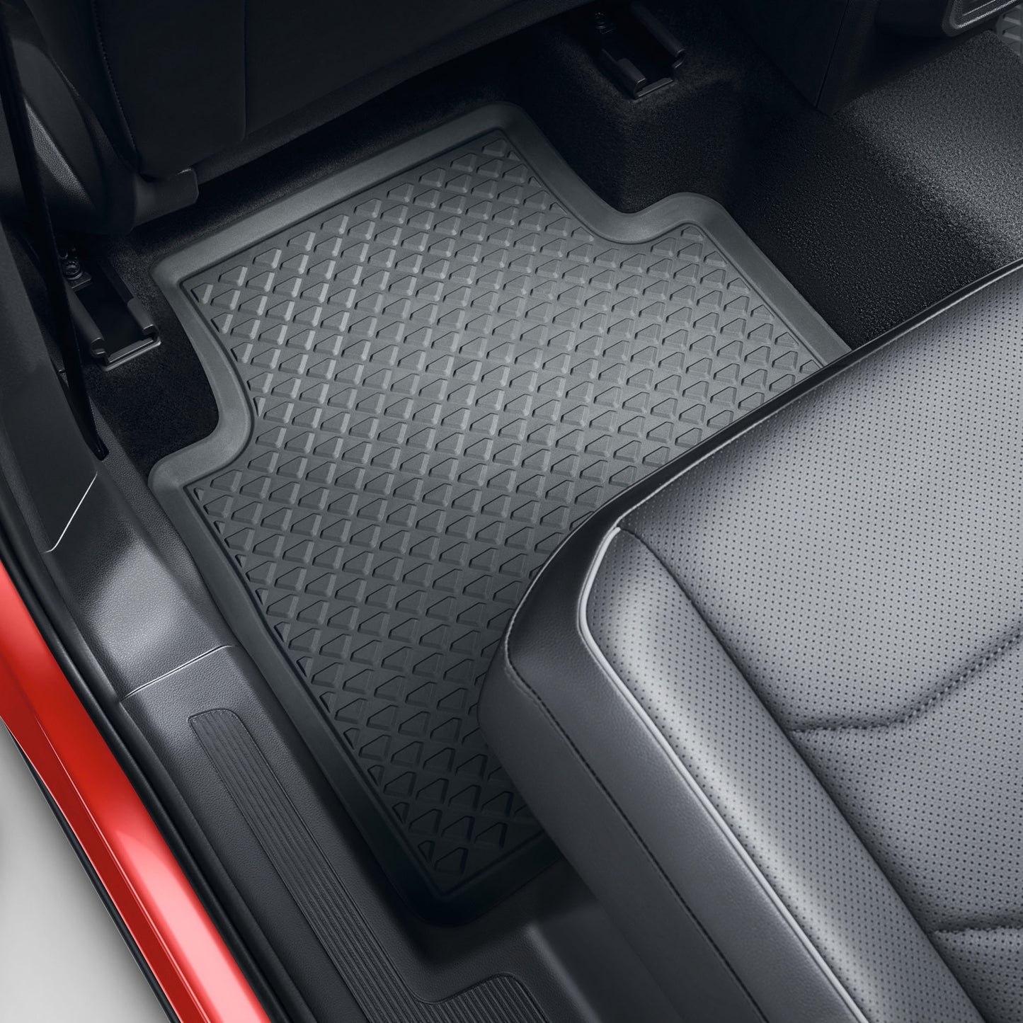 VW Tiguan Allspace rubber mats, 4 pieces, front and back, 5NL06150082V