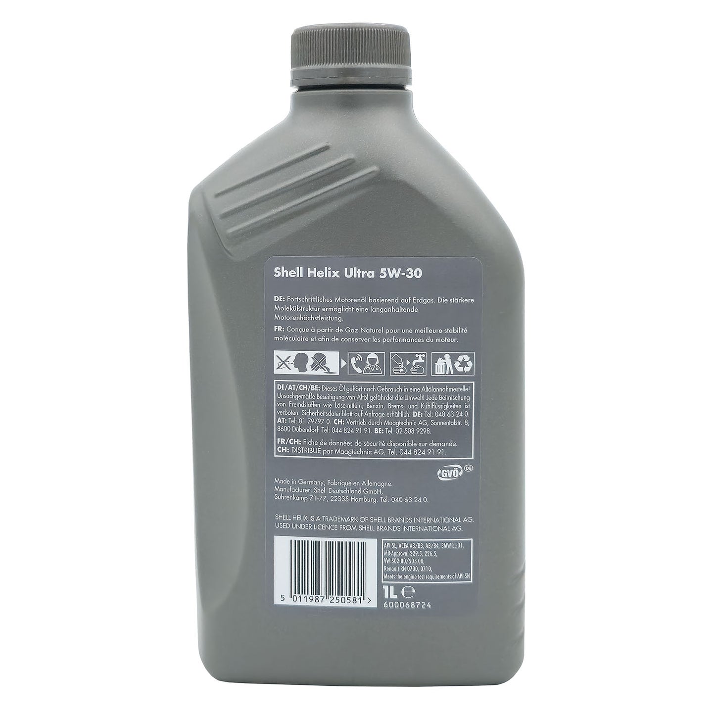 Shell HELIX Ultra 5W30 Professional 1L engine oil VW 502.00/505.00