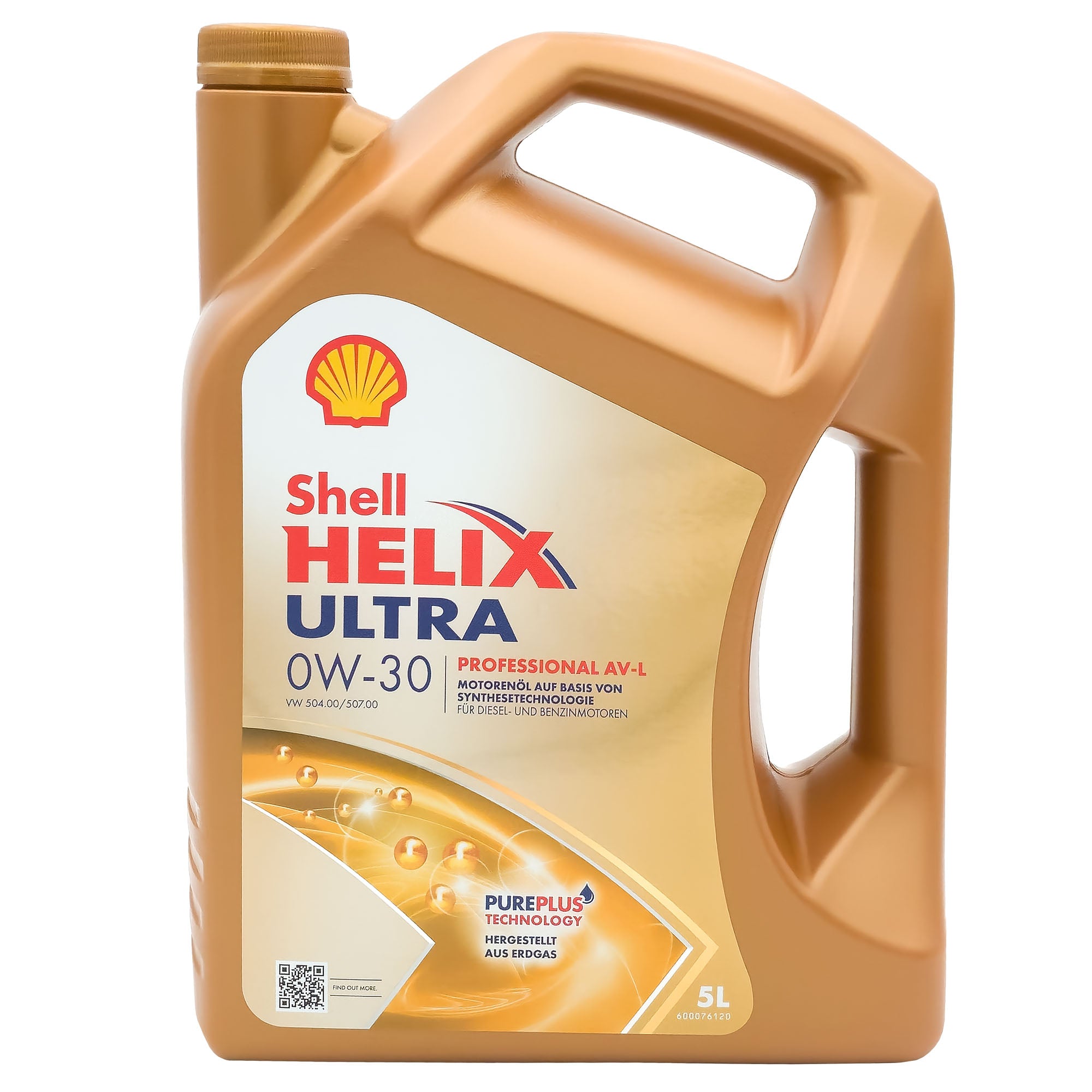 Shell HELIX Ultra 0W30 Professional AV-L 5L Motoröl VW 504.00/507.00