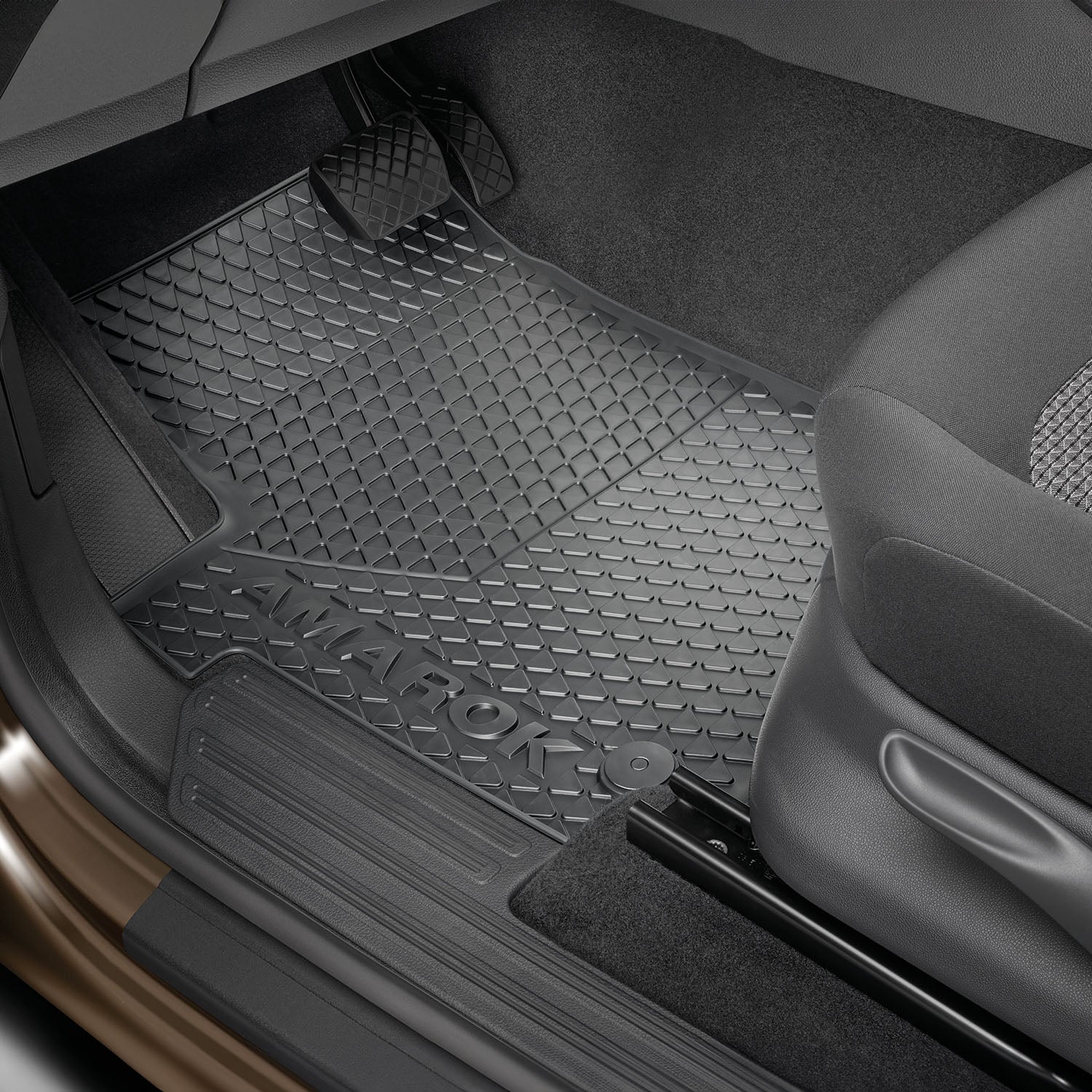 VW Amarok I Gummimatten, 4 Stück, vorne & hinten, 2H1061500A82V