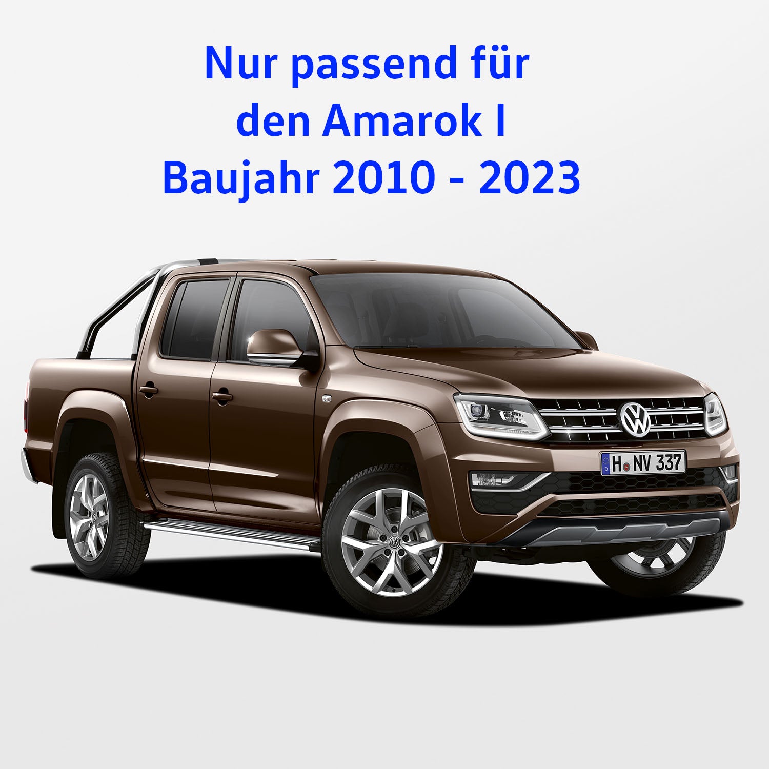 VW Amarok I Gummimatten, 4 Stück, vorne & hinten, 2H1061500A82V