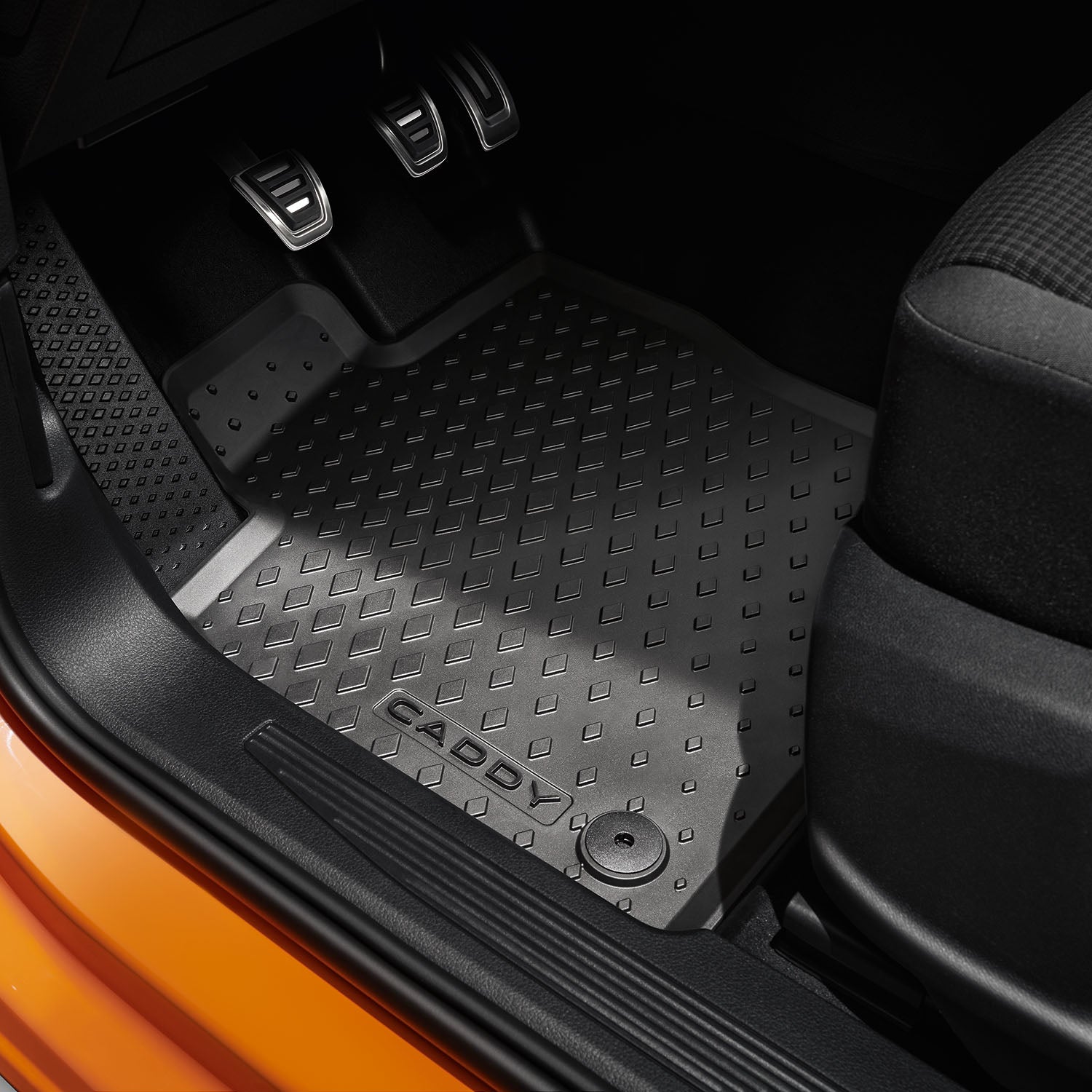 VW Caddy 5, Gummimatten, 4 Stück, vorne und hinten, 2K806150082V