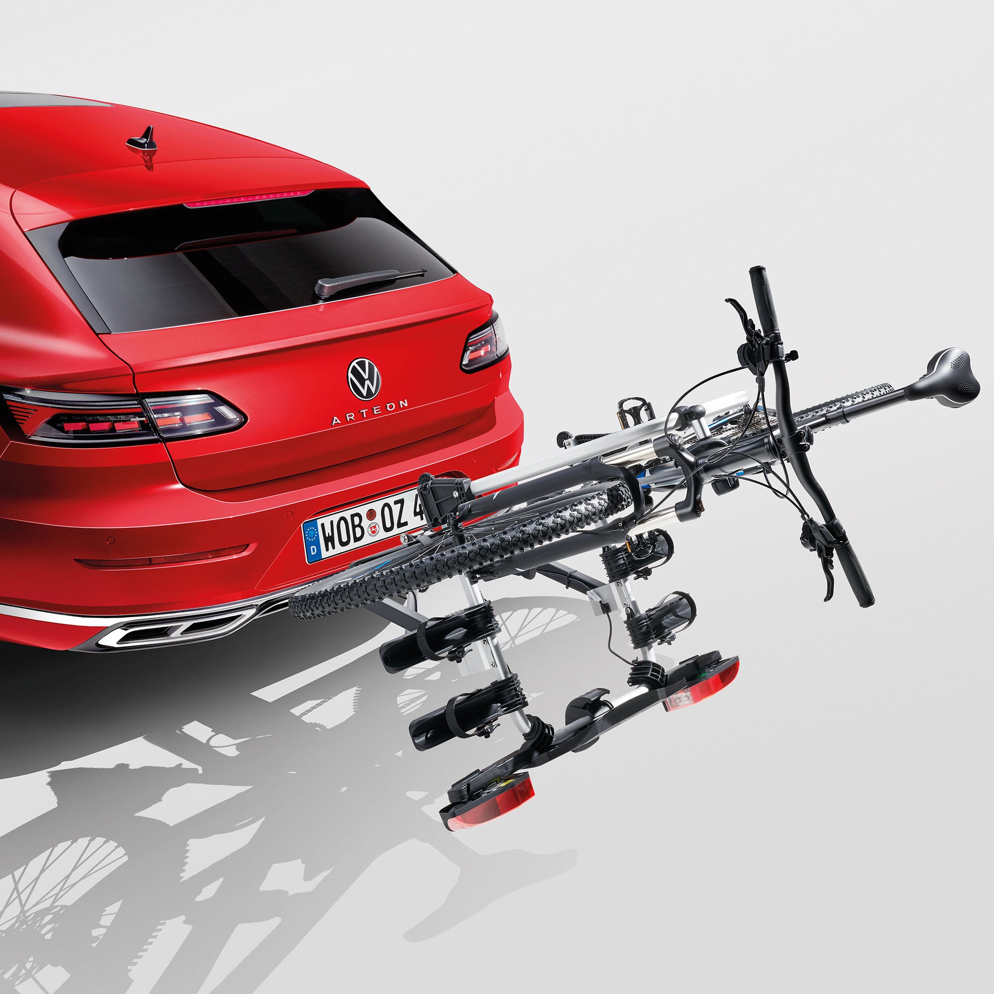 Volkswagen Fahrradträger Compact III, für AHK, max. 3 Räder, faltbar & abklappbar, 3C0071105C