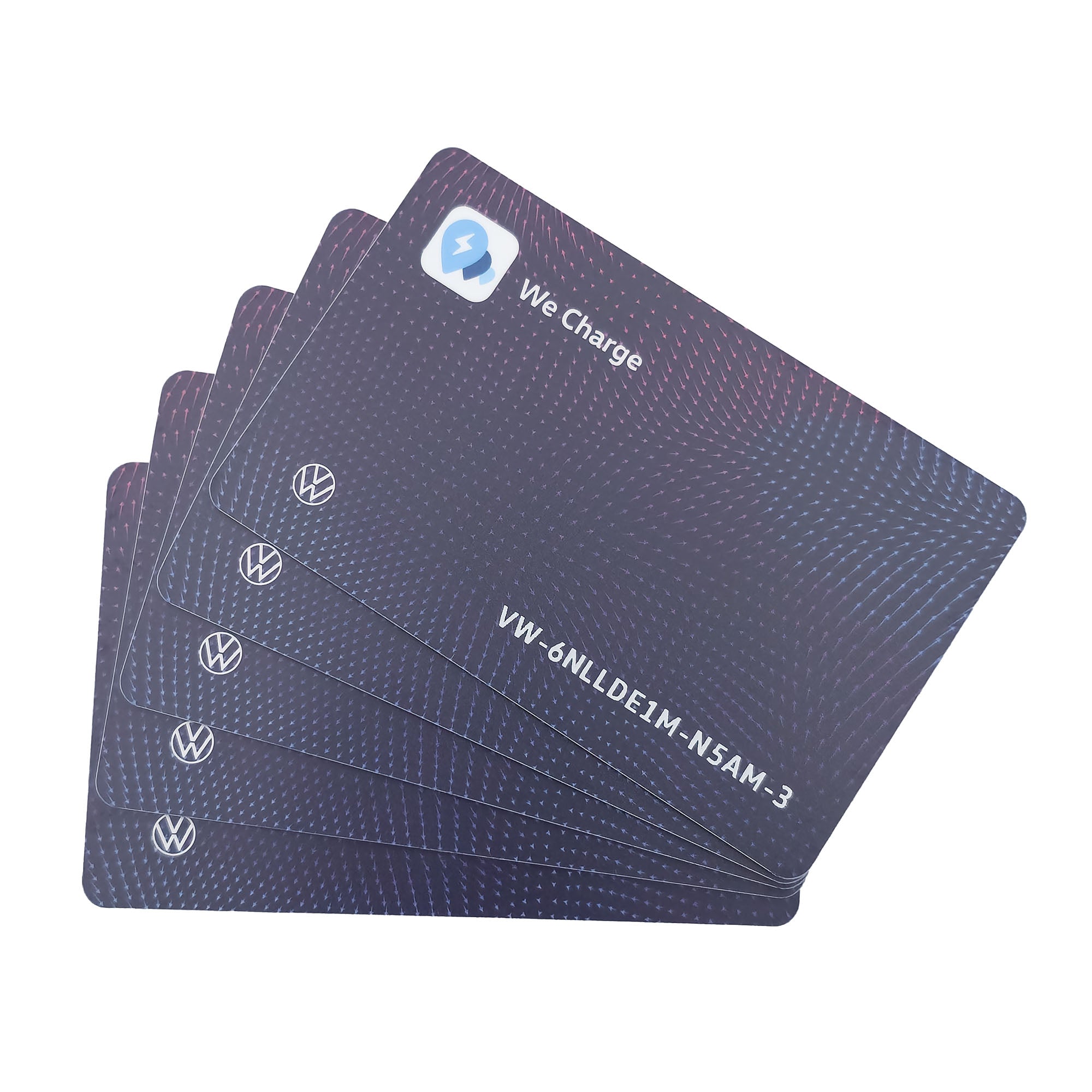 RFID Karten 5x Ladekarten für VW Wallbox Charger Connect & Pro 1 und 2