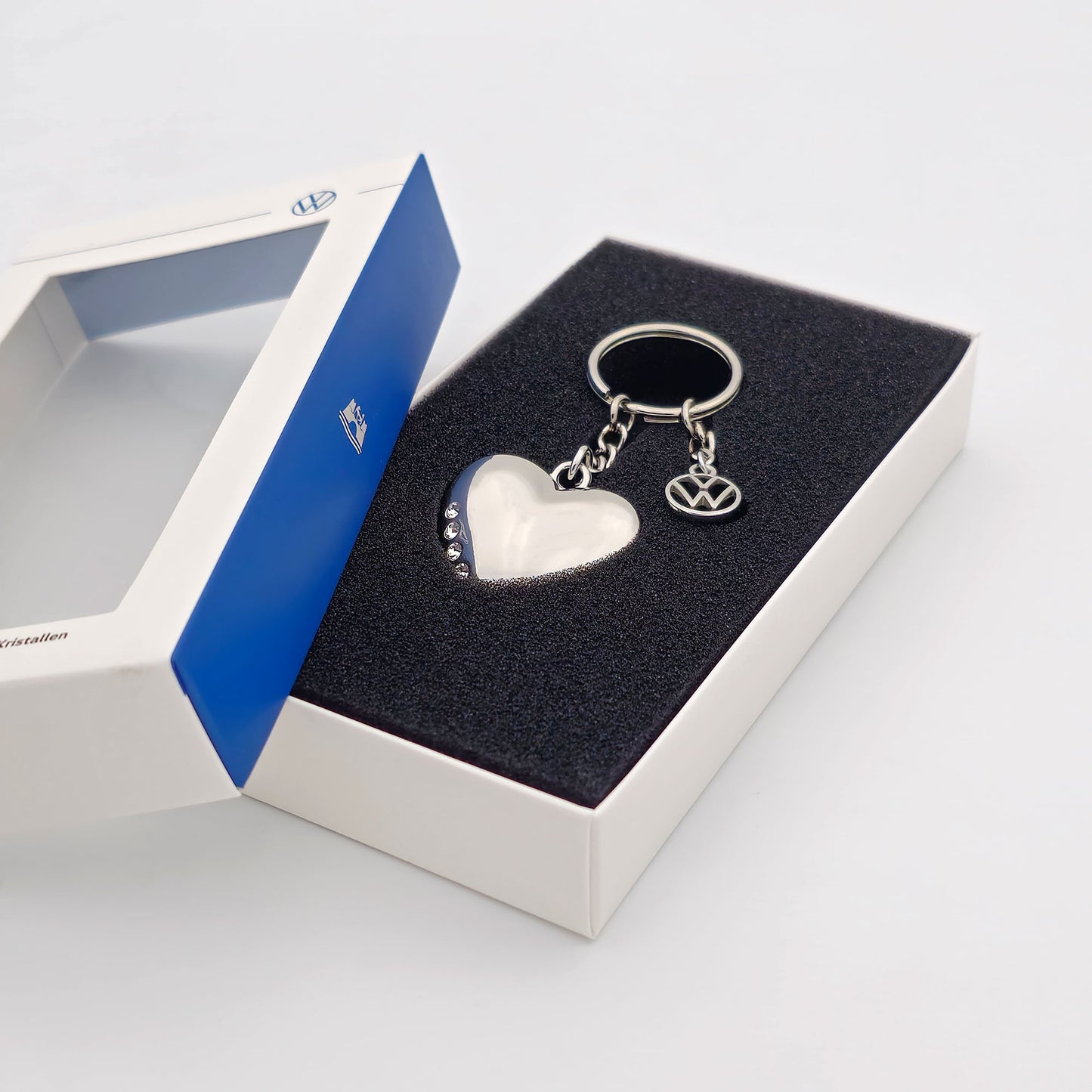 VW Schlüsselanhänger - 3D Herz mit Swarovski® Steinen - Kollektion: Heritage 7E9087010A