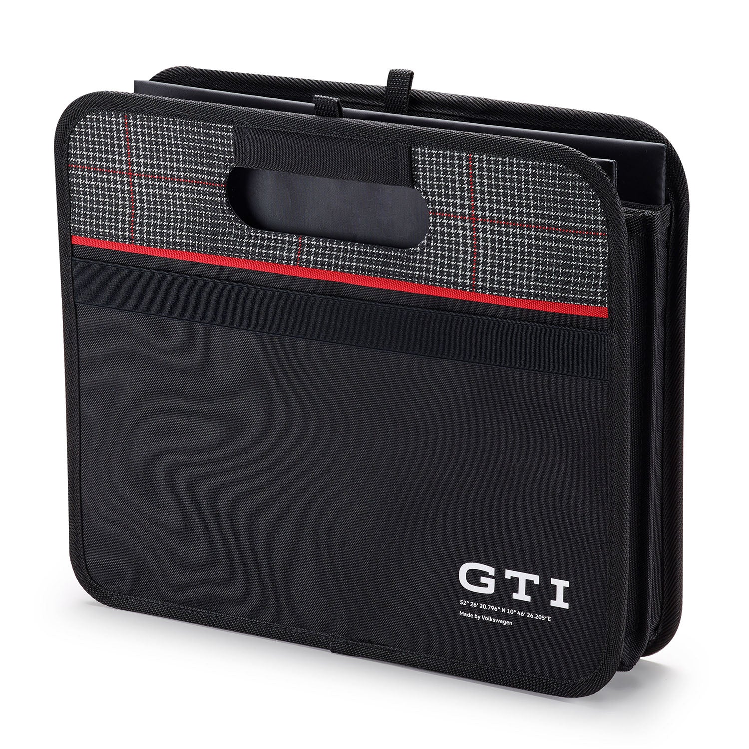 VW GTI Faltbox Kofferraumtasche, Kofferraum-Organizer schwarz, 5GV061104