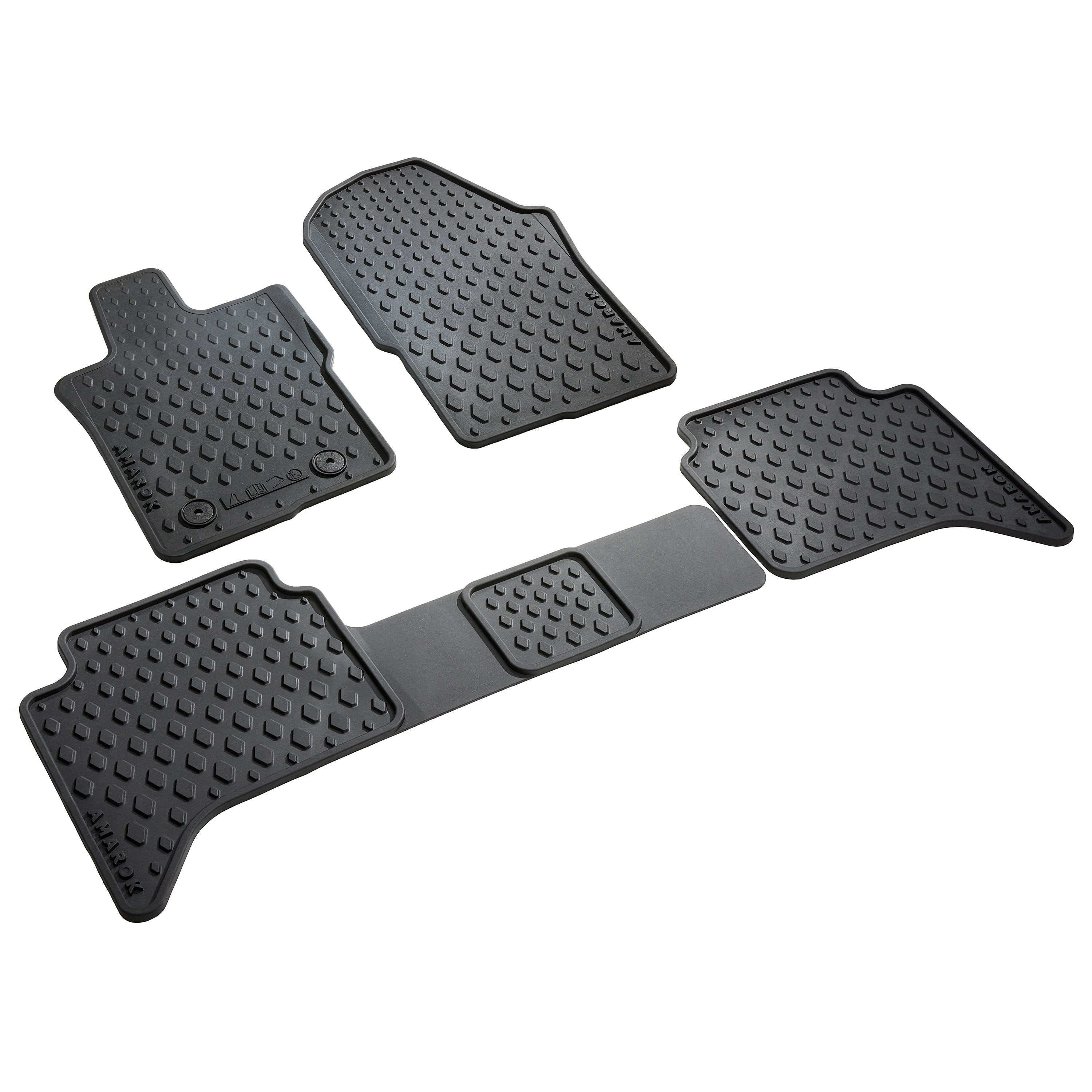 VW Amarok II (T1) Gummimatten, 4 Stück, vorne und hinten, 2HJ06150082V