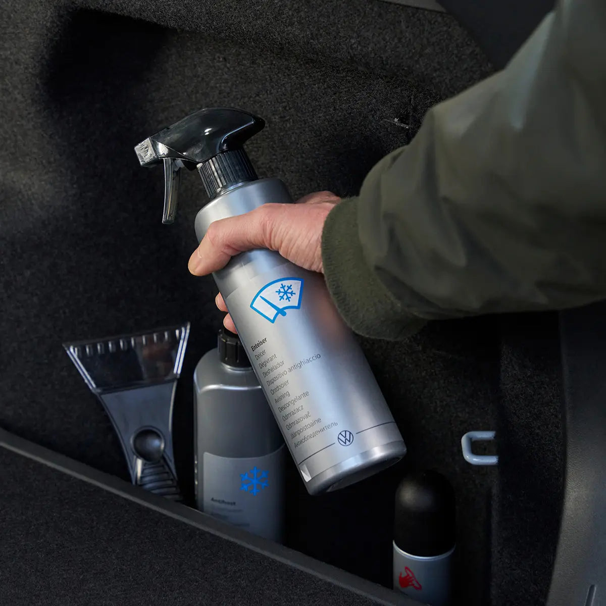 Volkswagen Winter Autopflege Set, Antifrost, Enteiser, Gummipflege, Eiskratzer, 000096352L