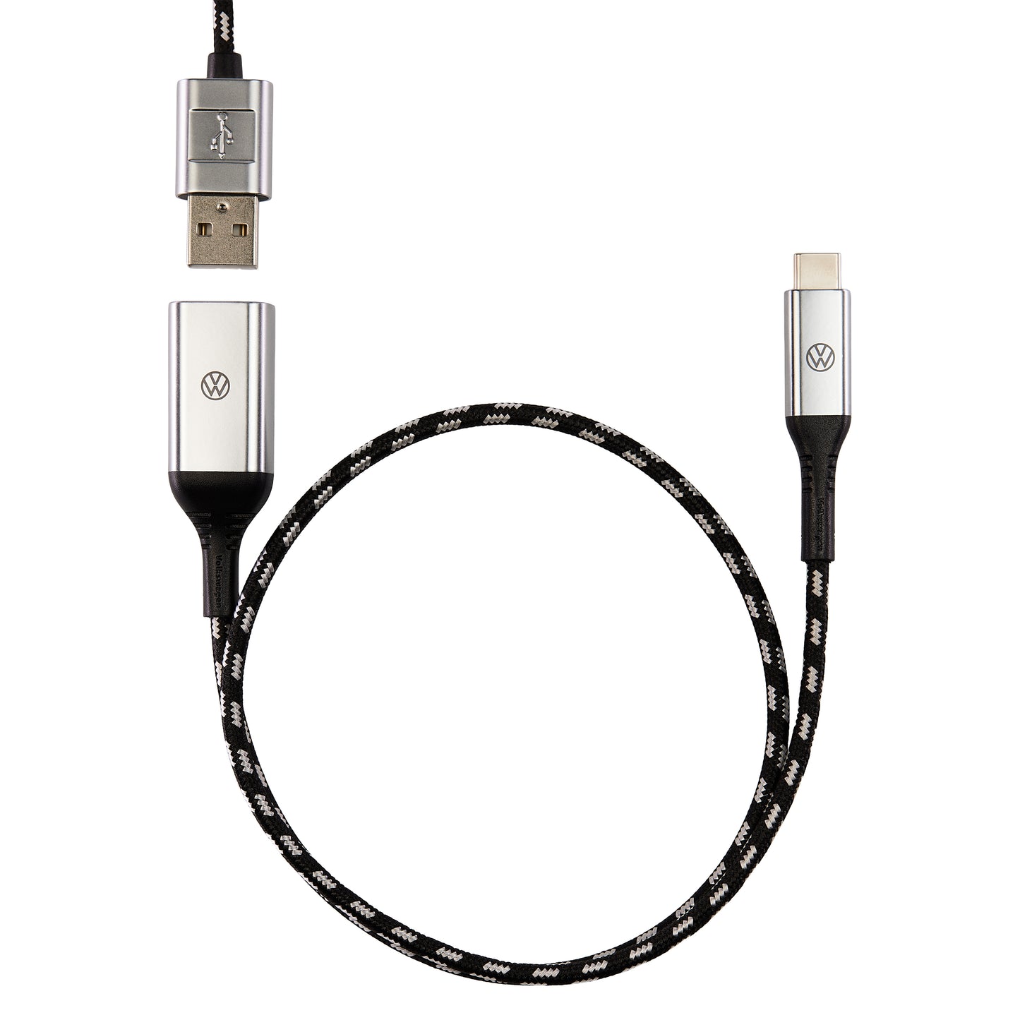VW USB-A auf USB-C Anschlusskabel Premium, Adapter, 50cm lang, 000051446CE
