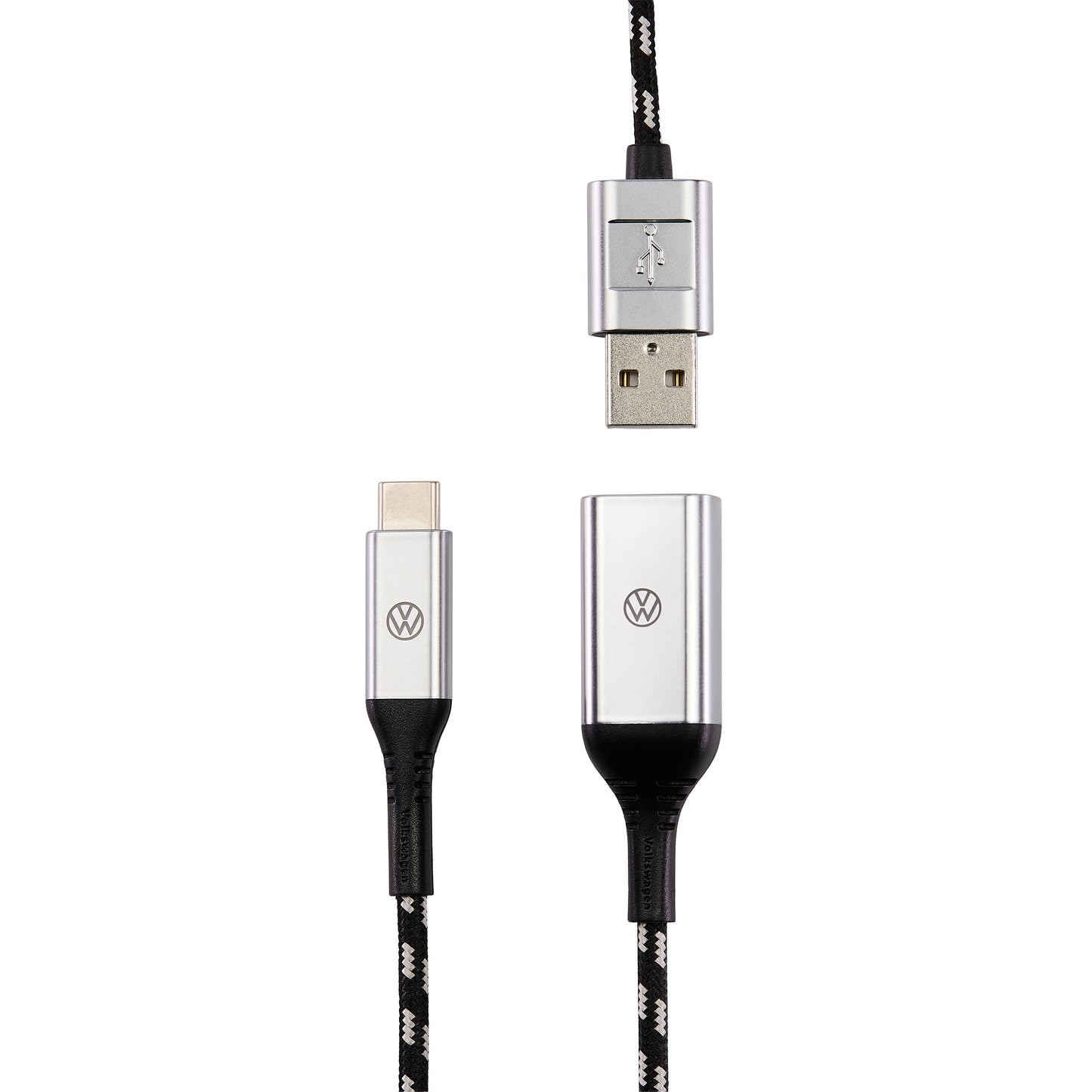 VW USB-A auf USB-C Anschlusskabel Premium, Adapter, 50cm lang, 000051446CE