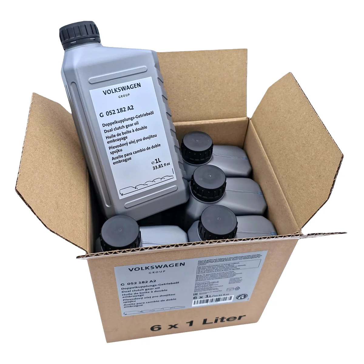 Olio VW DSG G052182A2, olio per cambio a doppia frizione da 6 litri, olio per cambio automatico