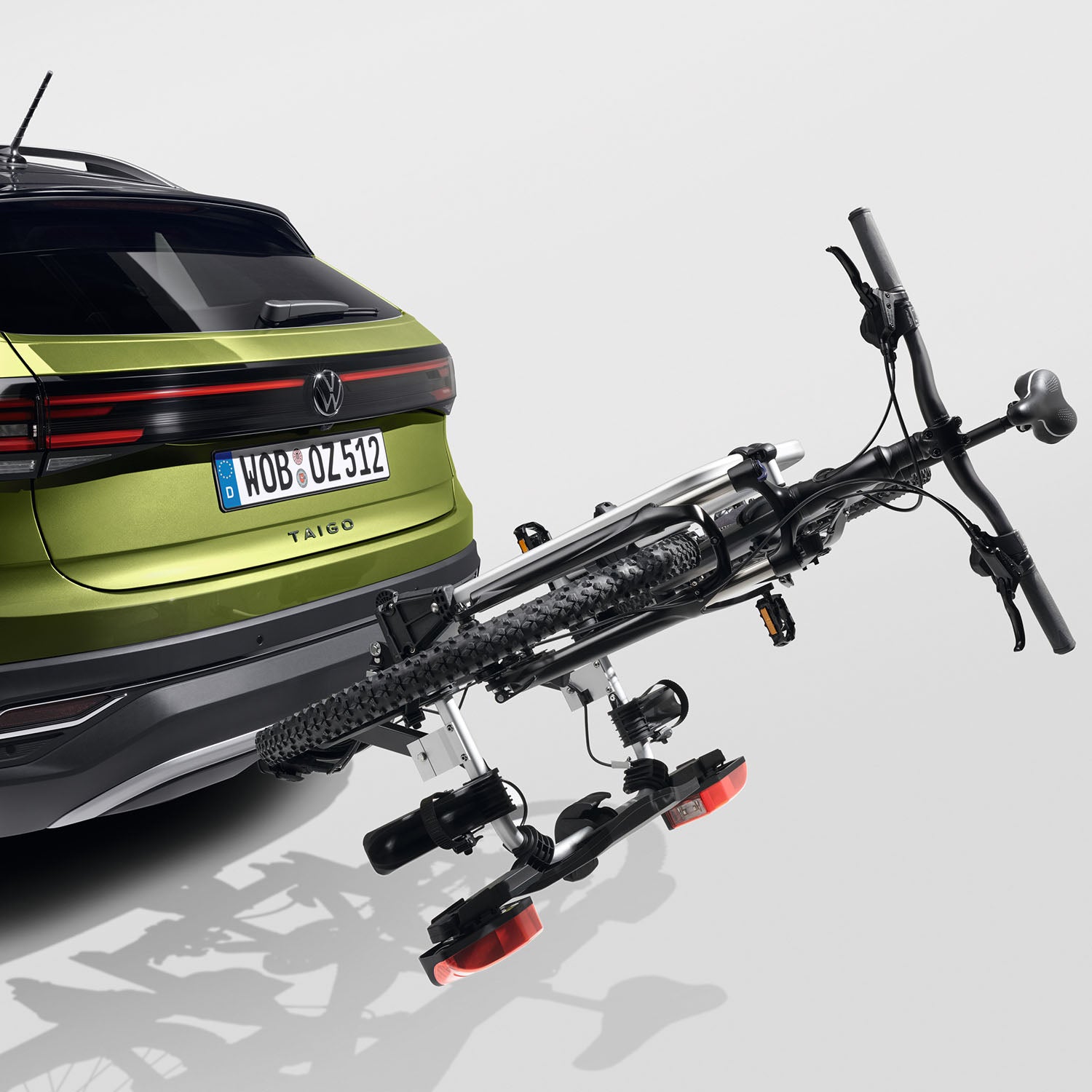 Volkswagen Fahrradträger Compact II, für AHK, max. 2 Räder, faltbar & abklappbar, 3C0071105B