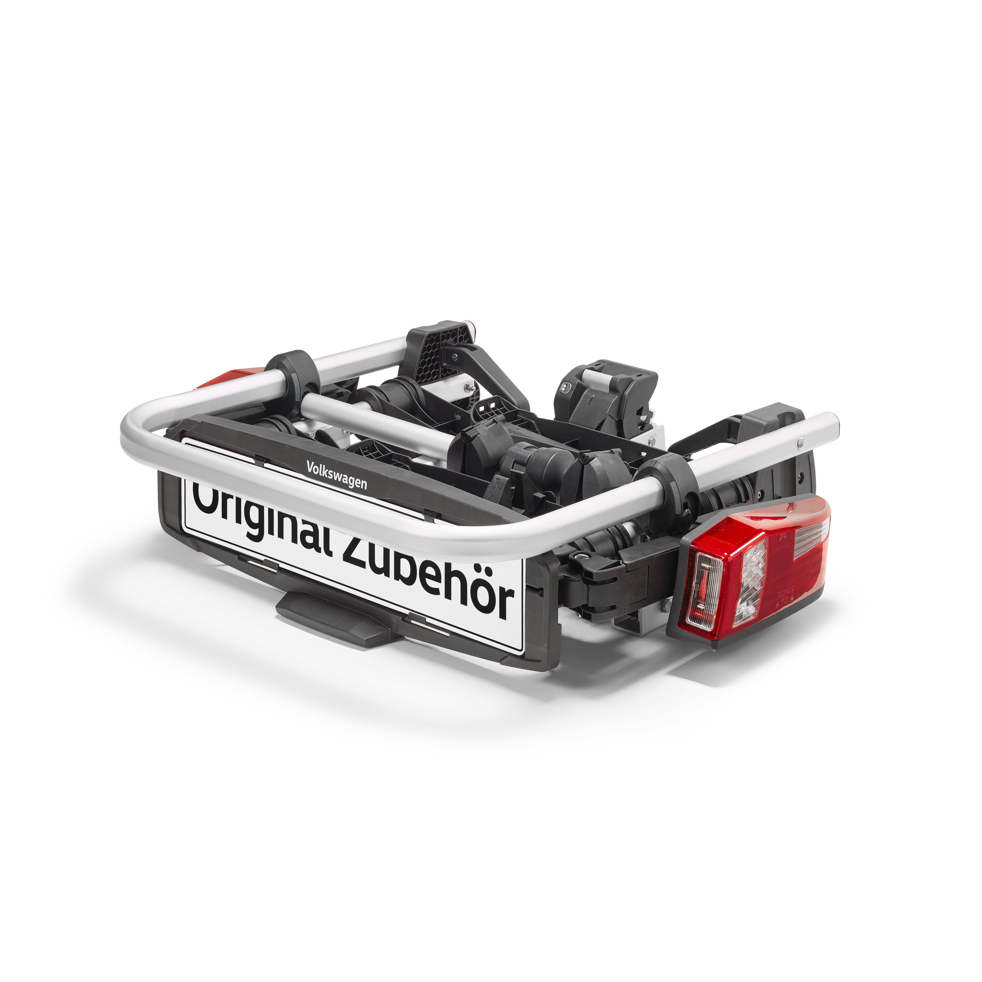 Volkswagen Premium fietsendrager, voor trekhaak, max. 2 fietsen, trekhaakdrager, opvouwbaar & opvouwbaar, 000071105T