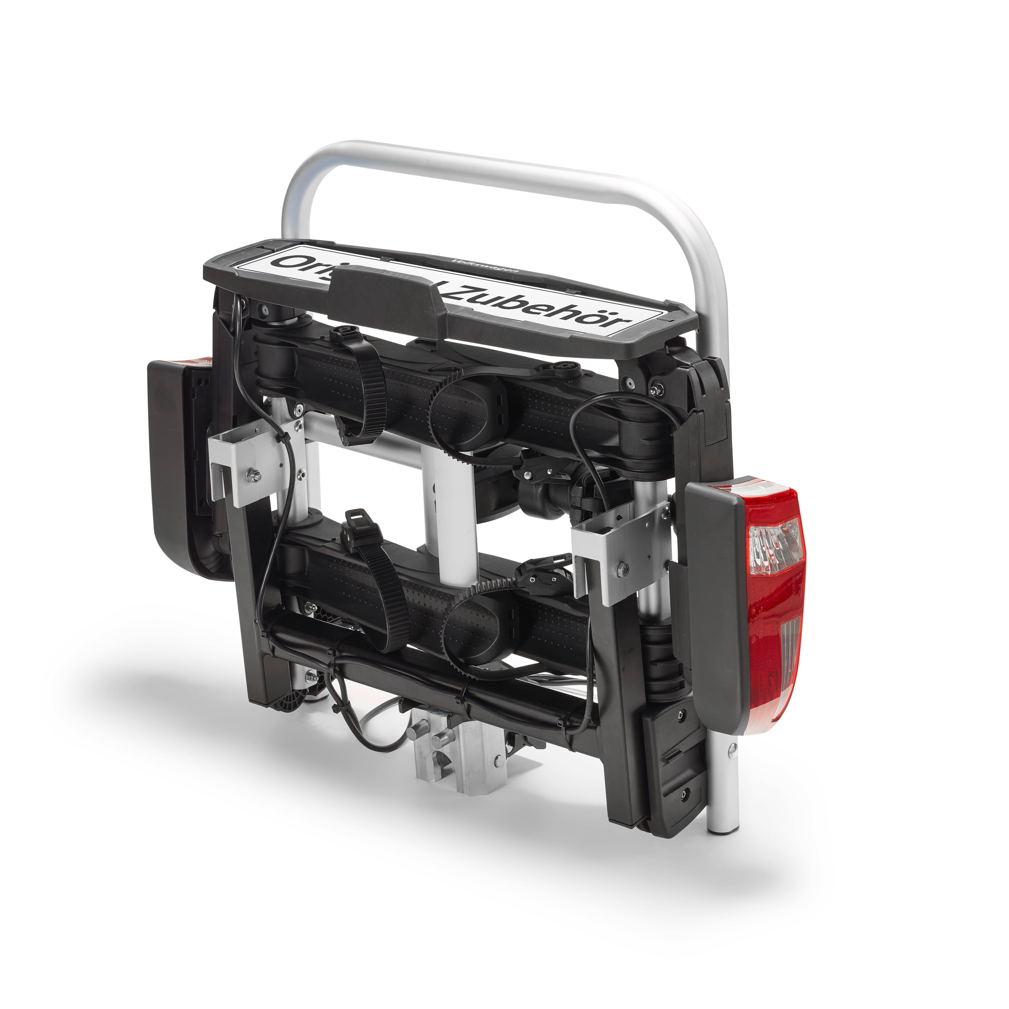 Volkswagen Premium fietsendrager, voor trekhaak, max. 2 fietsen, trekhaakdrager, opvouwbaar & opvouwbaar, 000071105T