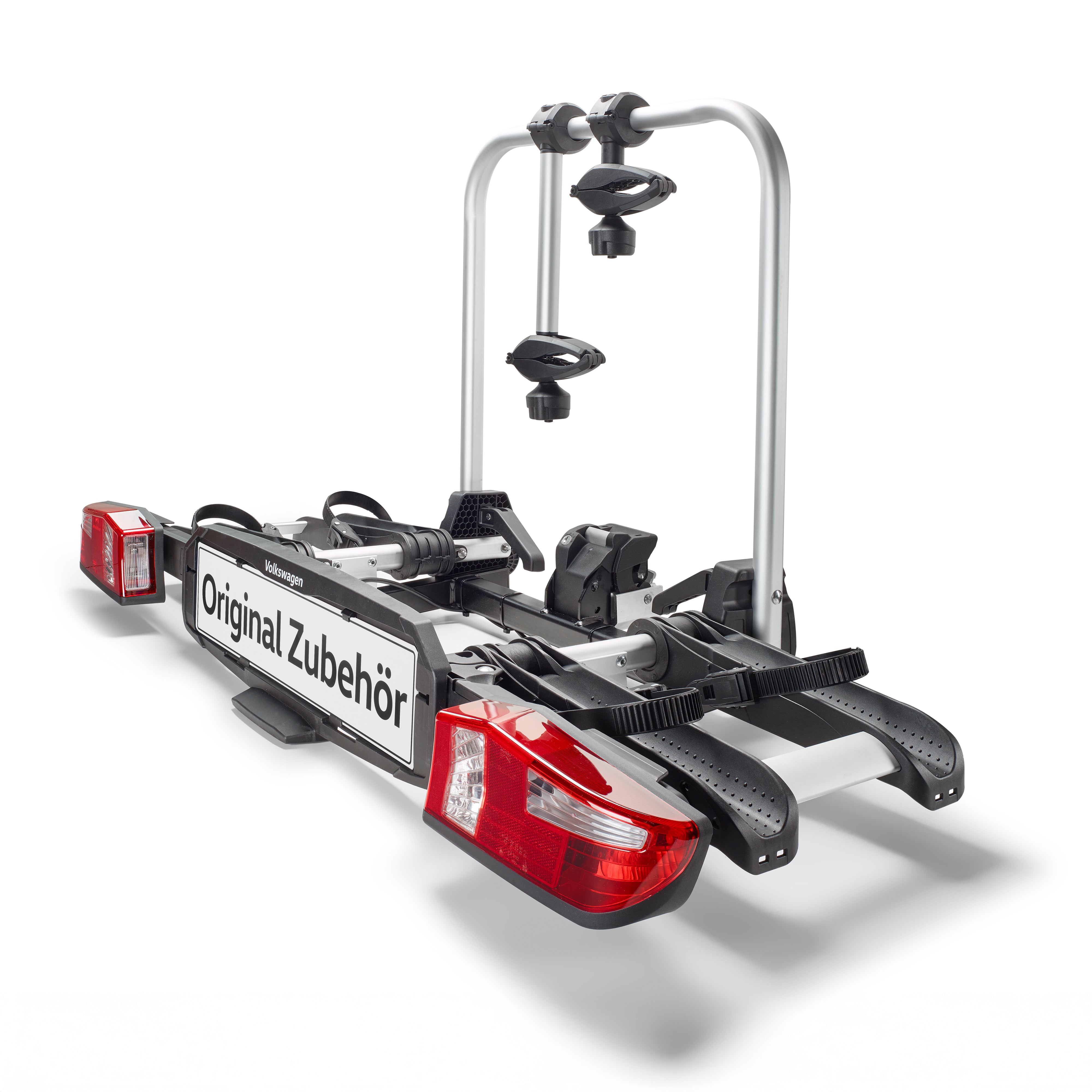 Volkswagen Premium fietsendrager, voor trekhaak, max. 2 fietsen, trekhaakdrager, opvouwbaar & opvouwbaar, 000071105T