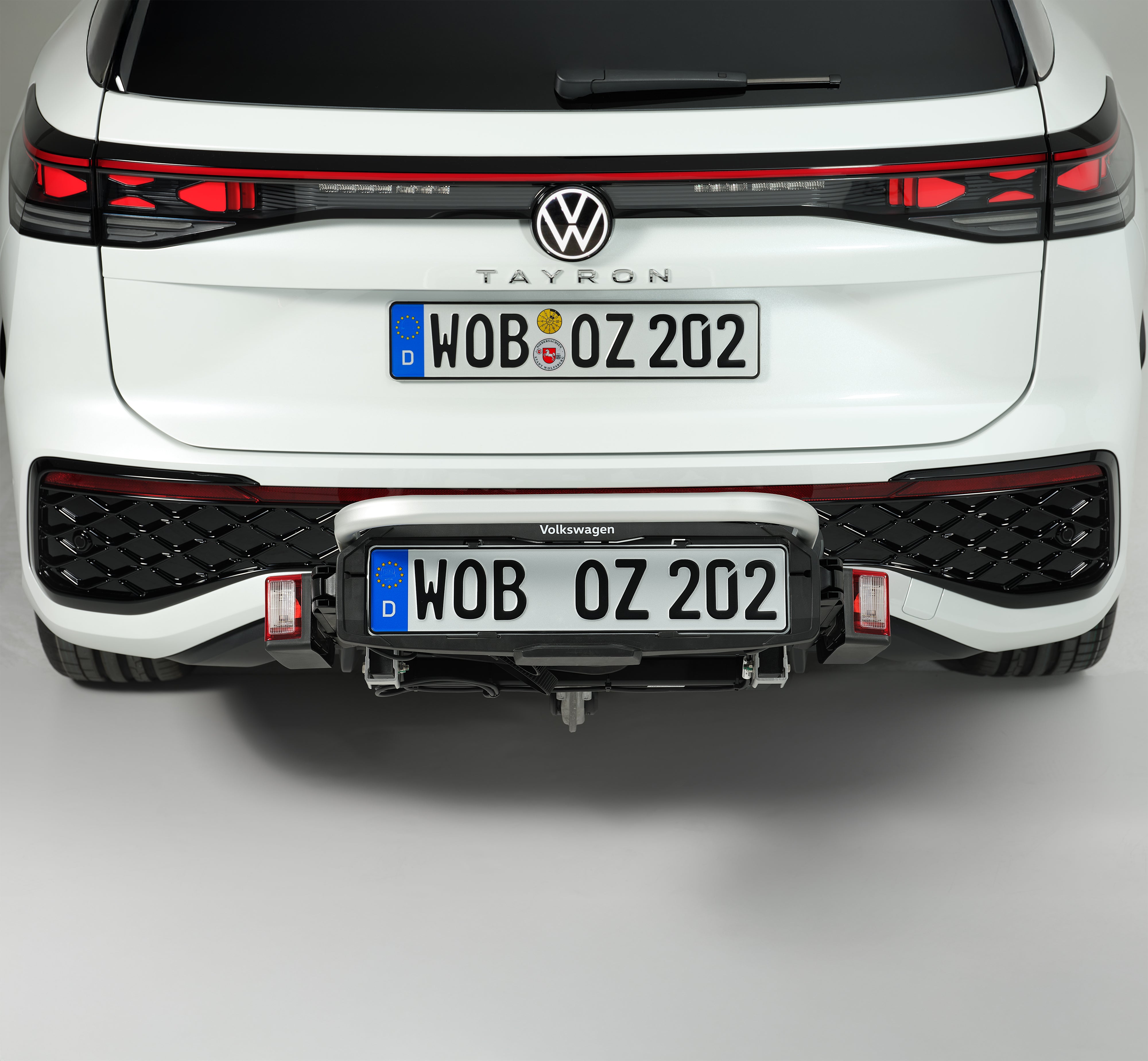 Volkswagen Premium fietsendrager, voor trekhaak, max. 2 fietsen, trekhaakdrager, opvouwbaar & opvouwbaar, 000071105T