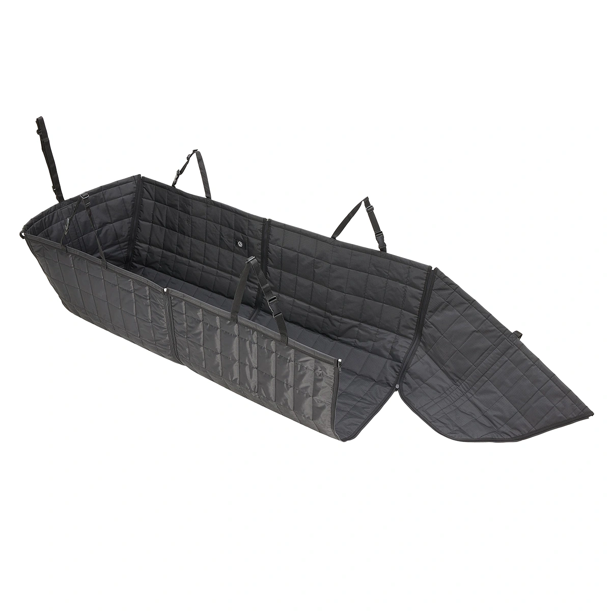 Volkswagen Original Fondschutzdecke, Rücksitz Schutzdecke für Hunde, schwarz, flexibel & wasserabweisend, 5H0061680