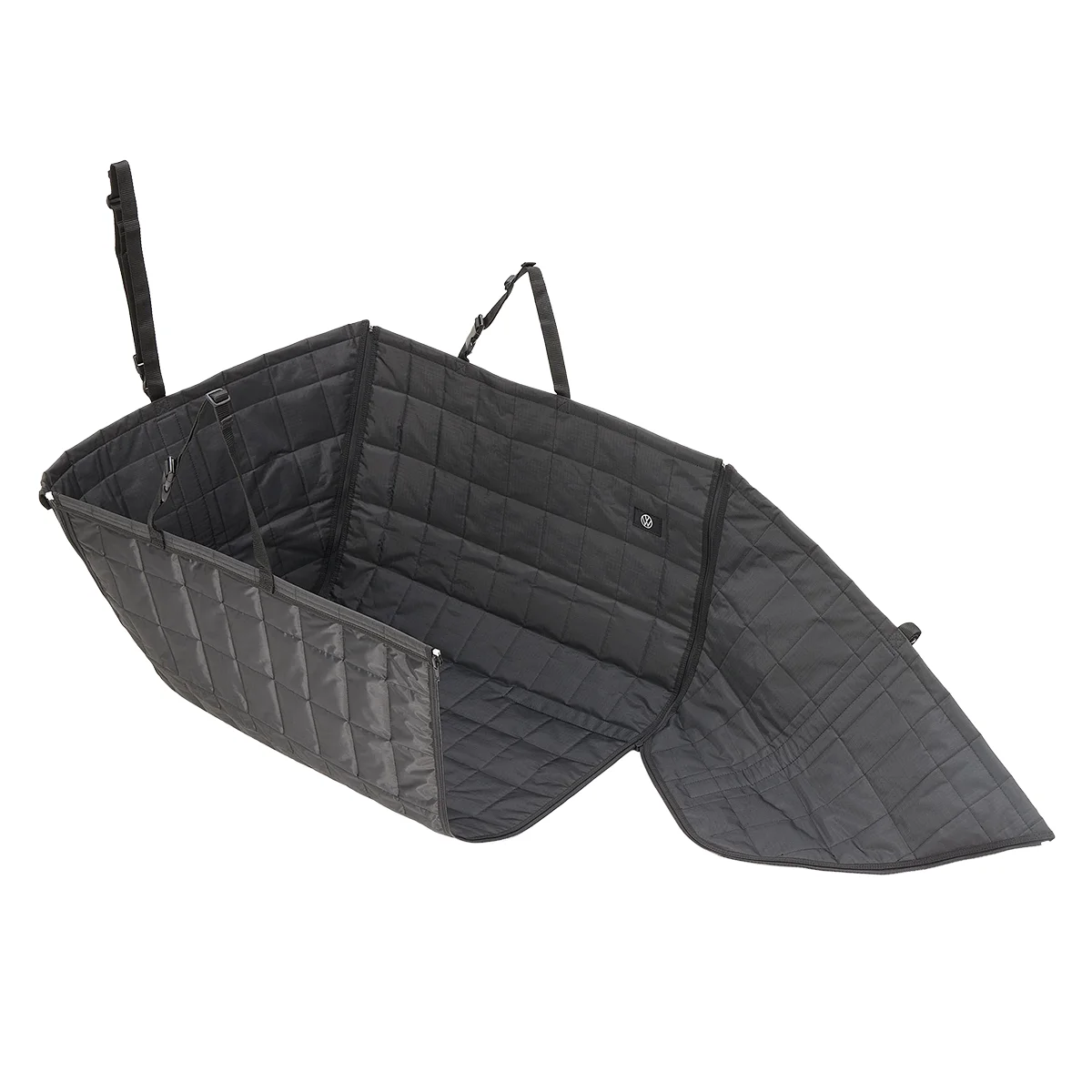 Volkswagen Original Fondschutzdecke, Rücksitz Schutzdecke für Hunde, schwarz, flexibel & wasserabweisend, 5H0061680