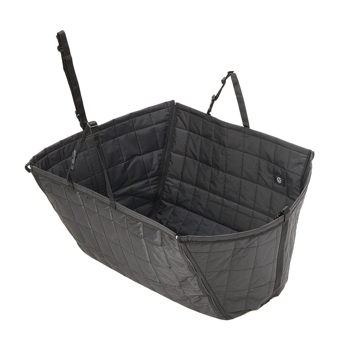 Volkswagen Original Fondschutzdecke, Rücksitz Schutzdecke für Hunde, schwarz, flexibel & wasserabweisend, 5H0061680