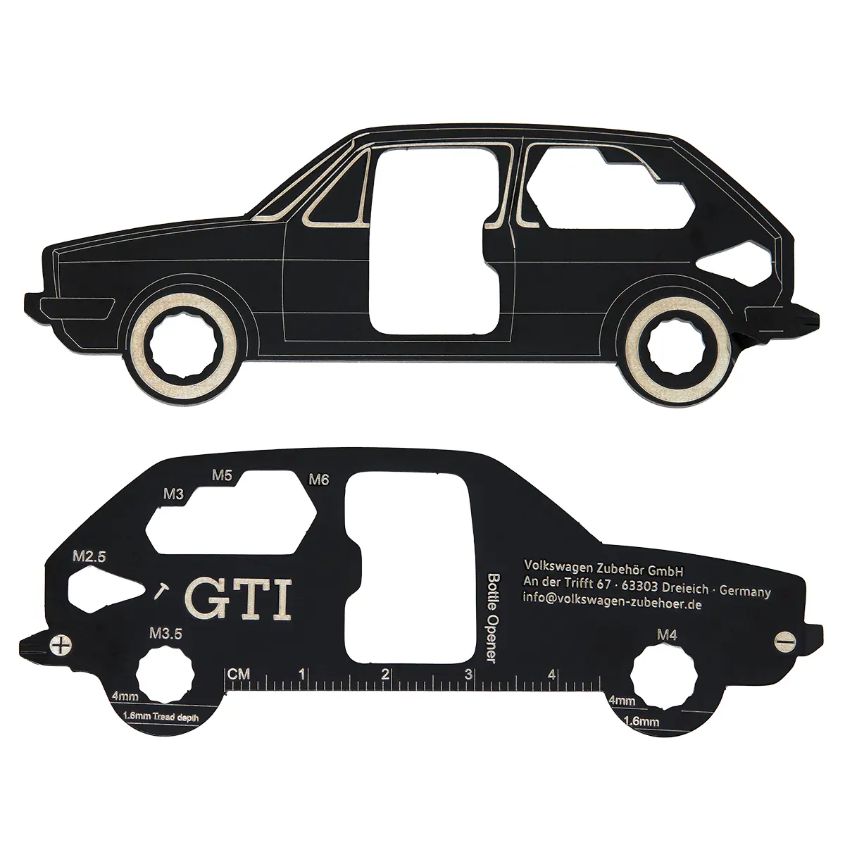 VW GTI Multitool Werkzeug im Golf 1 Design