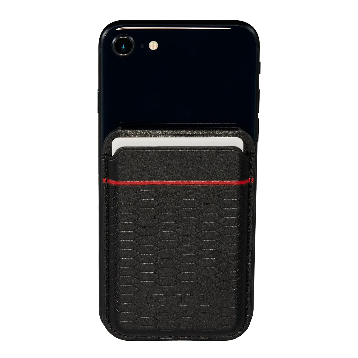 VW GTI Kollektion magnetischer Kartenhalter schwarz für Smartphones mit Magnetring, GTI Design, 3A5087403