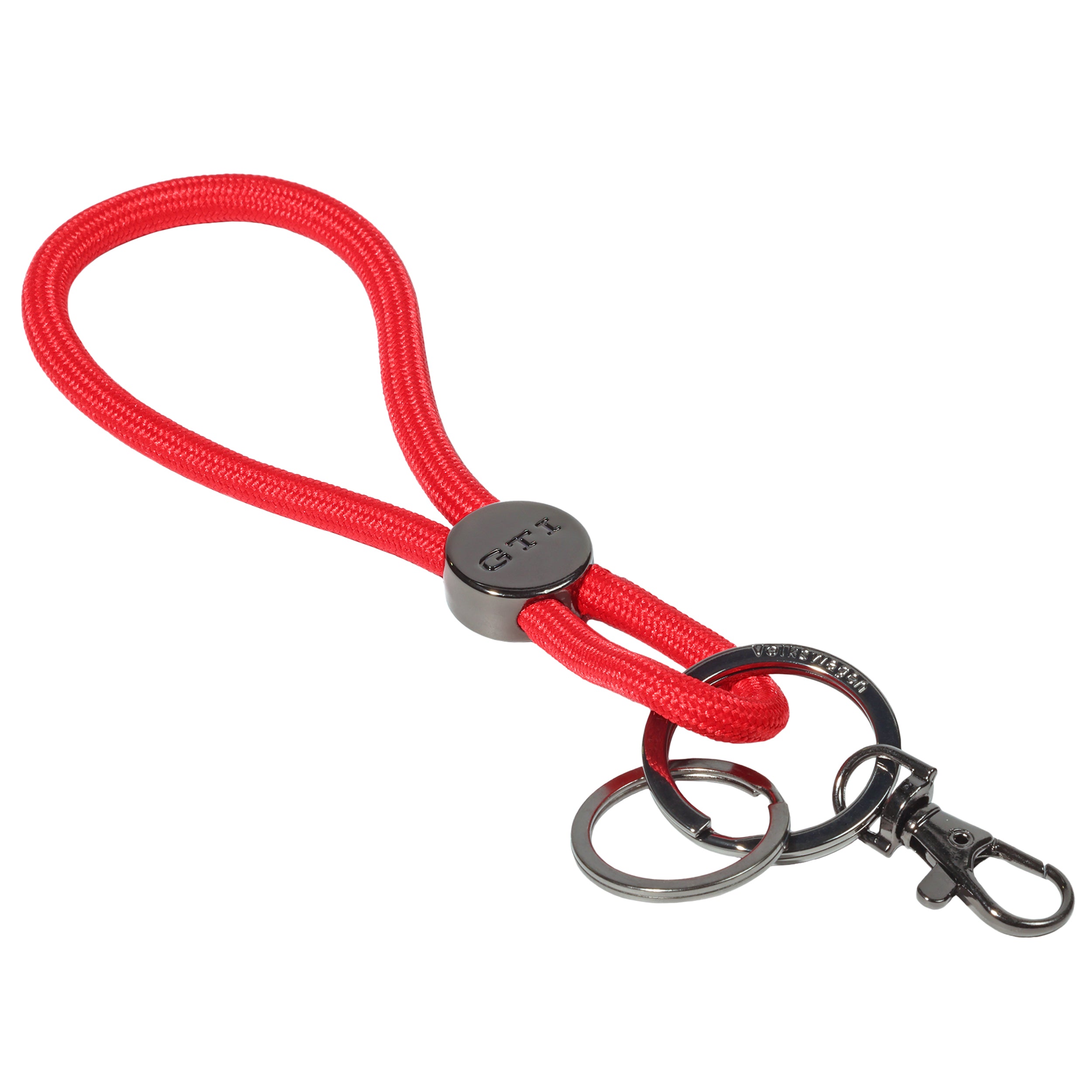 Volkswagen GTI Design Schlüsselanhänger, Logo Keyring, Anhänger rot, 3A4087010A