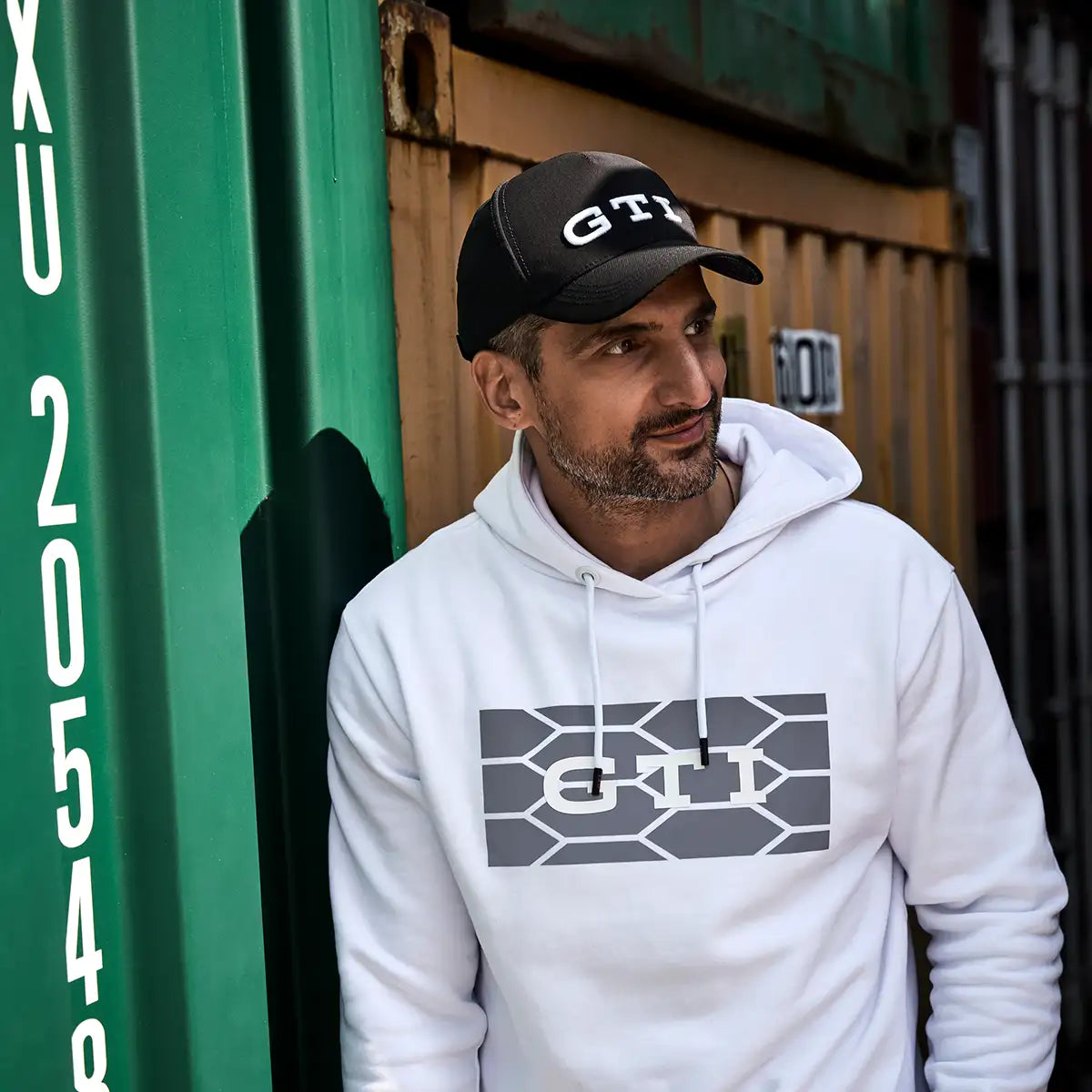 VW Cap GTI Kollektion, Basecap mit GTI-Logo weiß, Kappe schwarz, 3A4084300A041