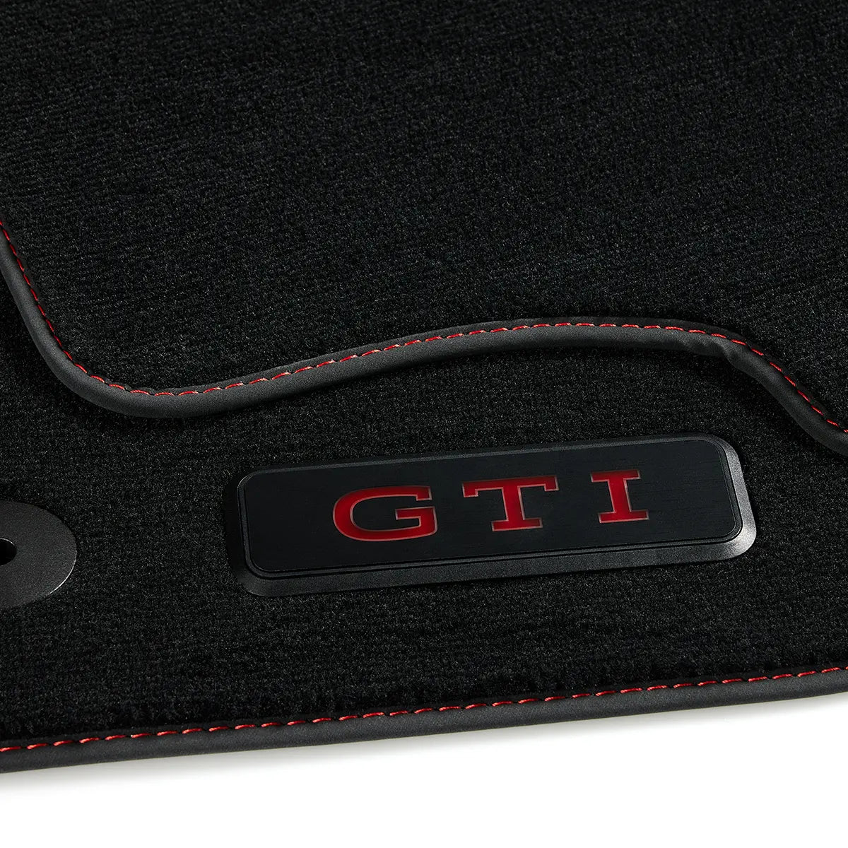 VW Golf 7, Golf 8 GTI Textilfußmatten, mit beleuchtetem GTI Logo, 4er Set, vorne und hinten, 5H1061270DWGK