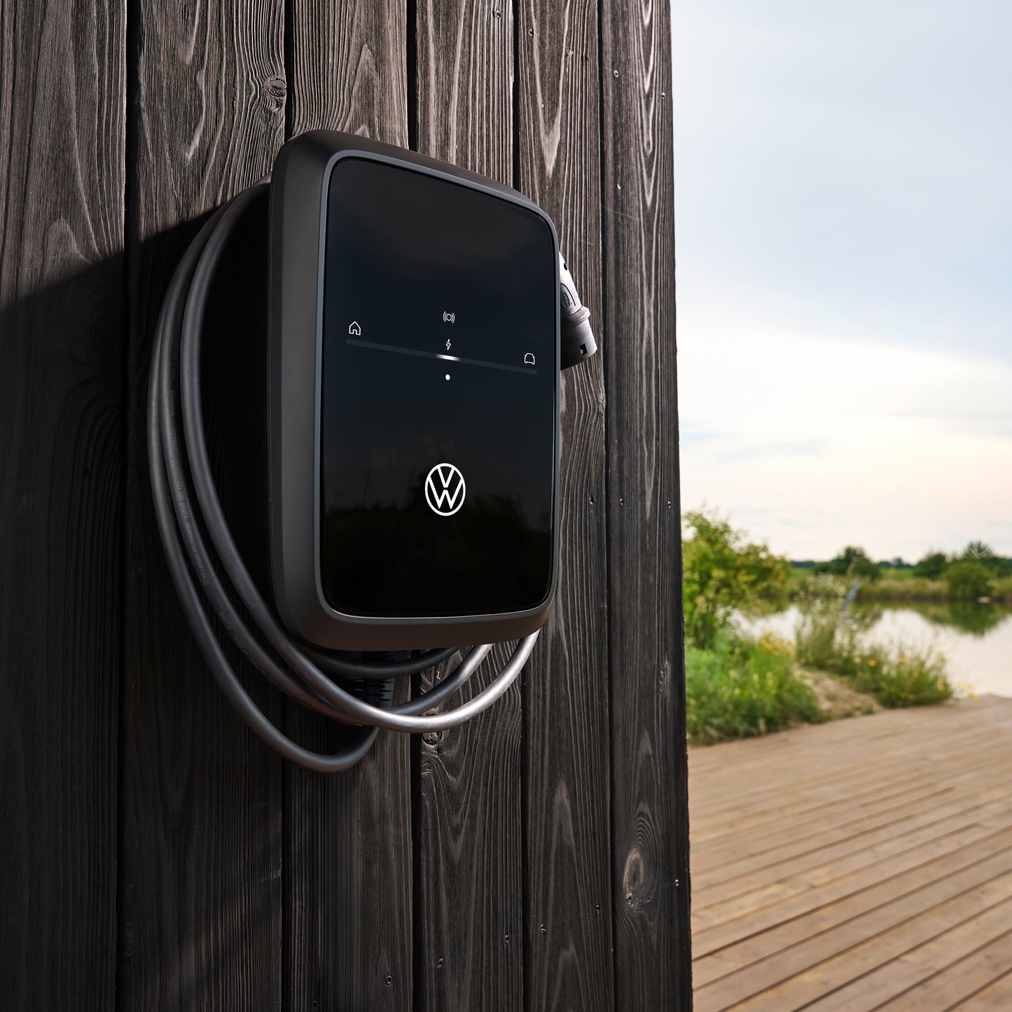 VW ID. Charger Connect 2, 11 kW tallbox met kabel 7,5 m (type 2), app, WLAN, PV -winkel, faseschakelaar