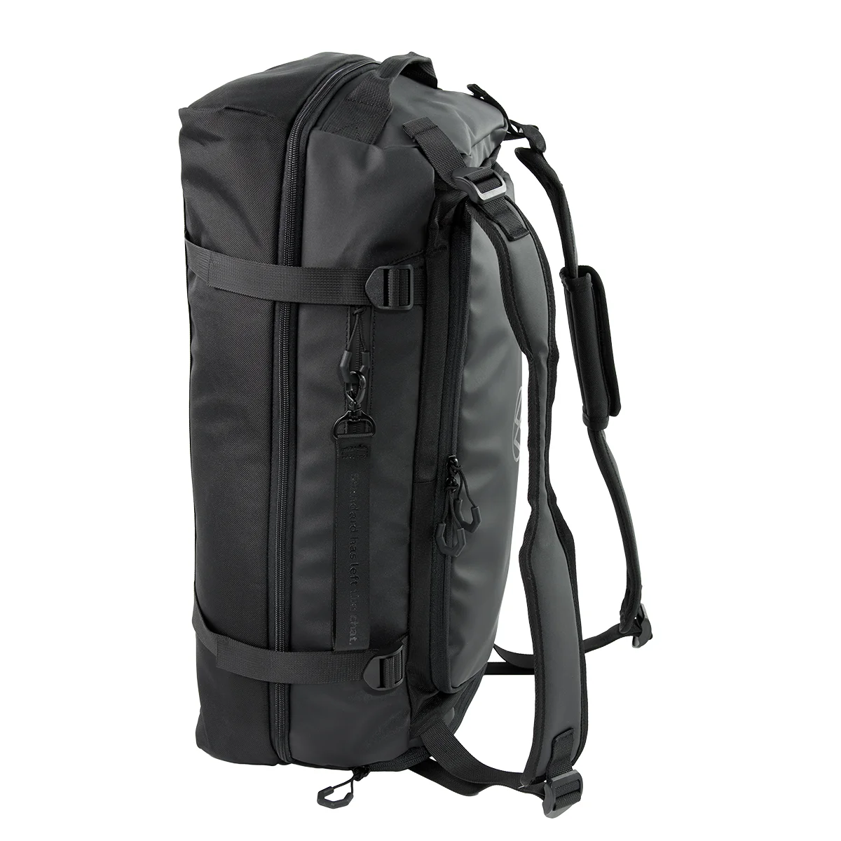 VW ID. Polo Duffle Bag schwarz, Seitenansicht mit Nassfach, 330087318041