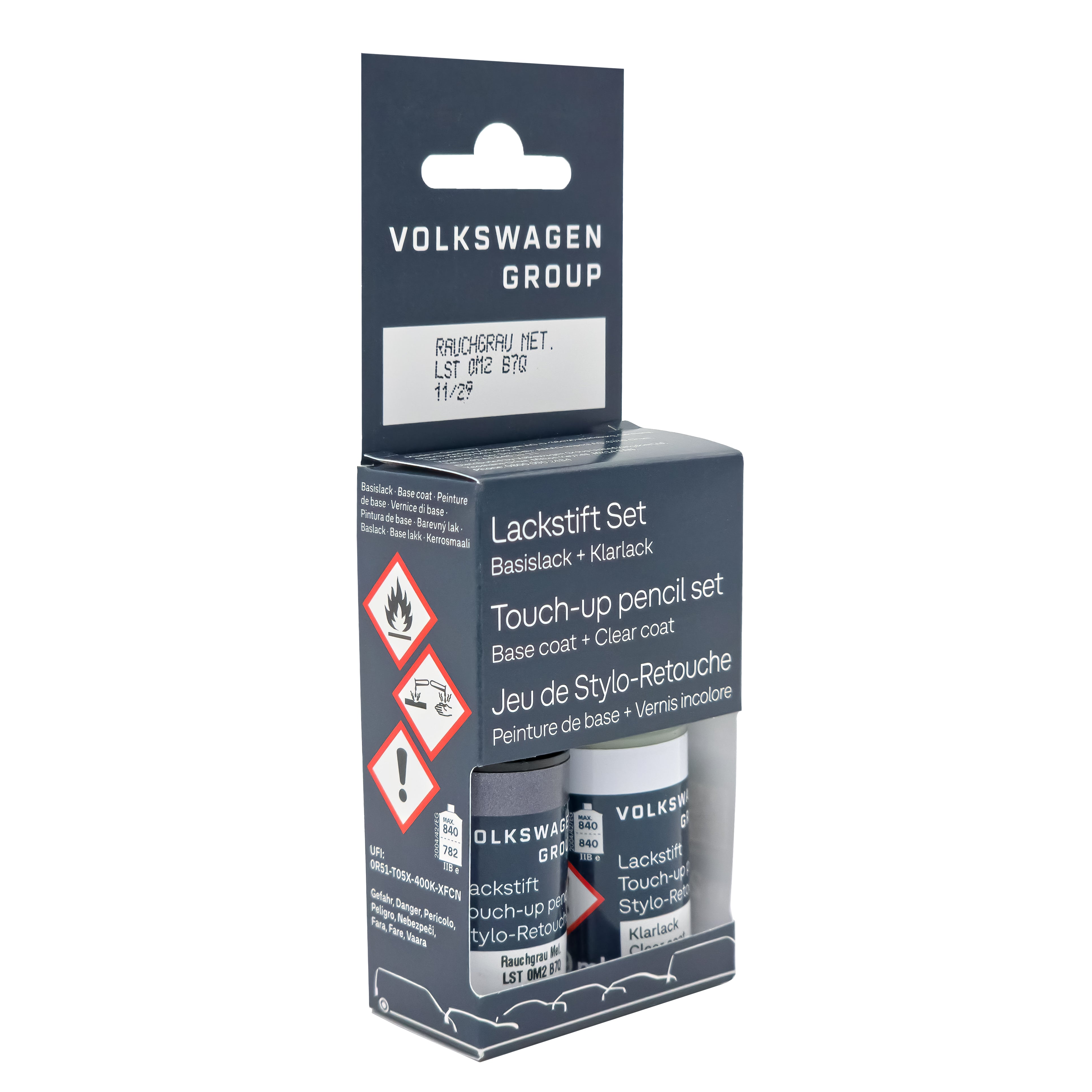 VW Lackstift Farbcode B7Q Lackstift-Set - Rauchgrau Metallic - LST0M2B7Q