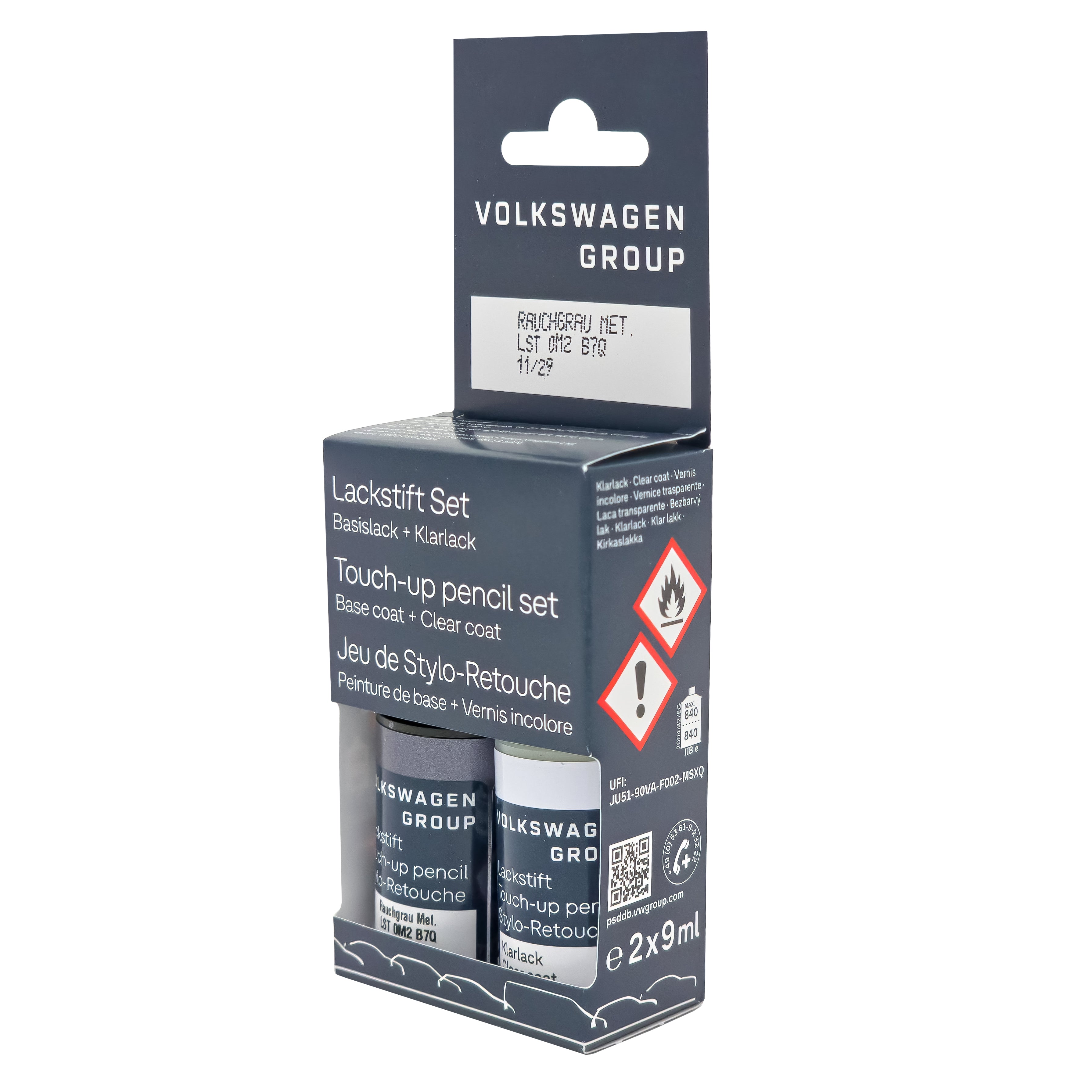 VW Lackstift Farbcode B7Q Lackstift-Set - Rauchgrau Metallic - LST0M2B7Q