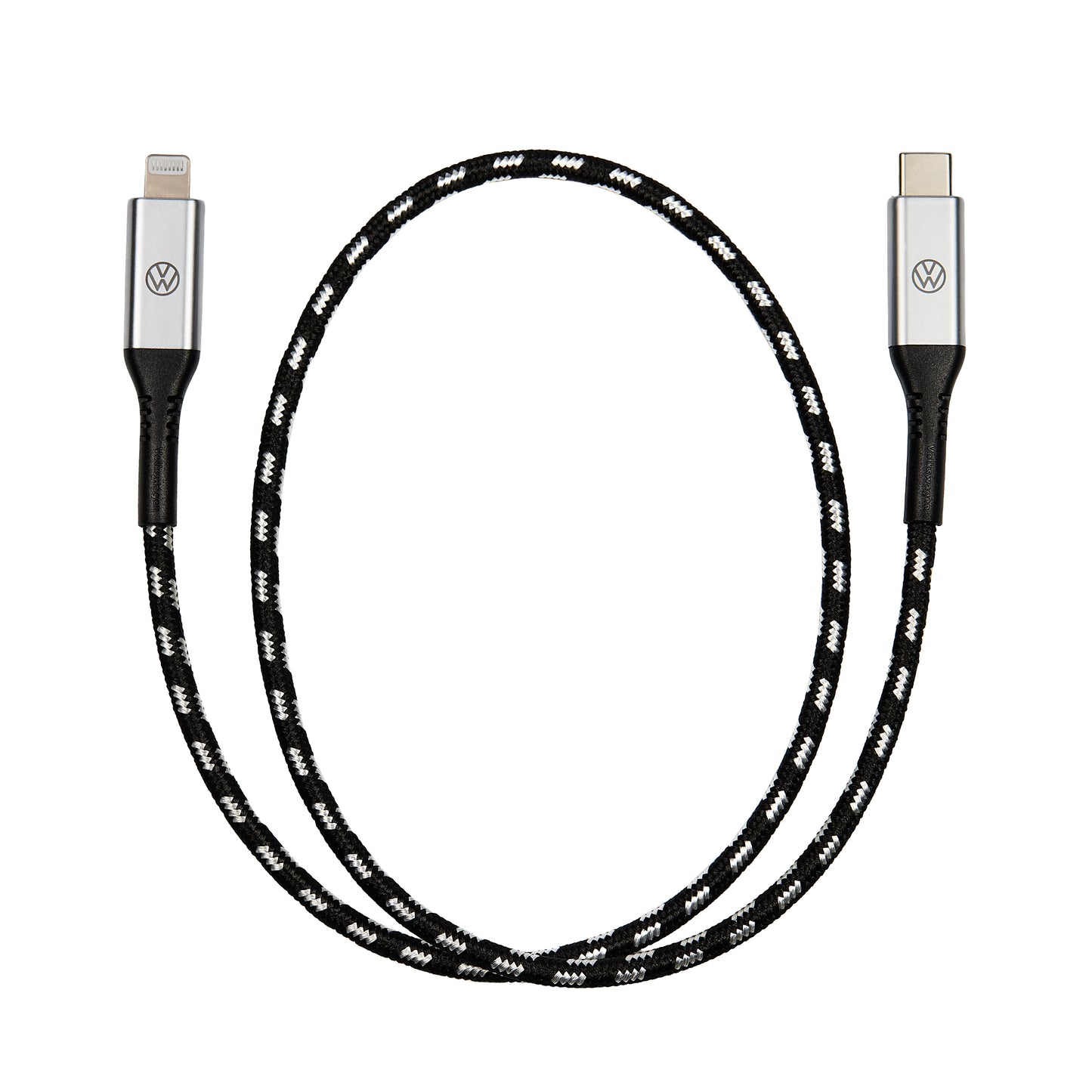 VW USB-C auf Apple Lightning Premium Ladekabel, Anschlusskabel 50cm lang, 000051446CA