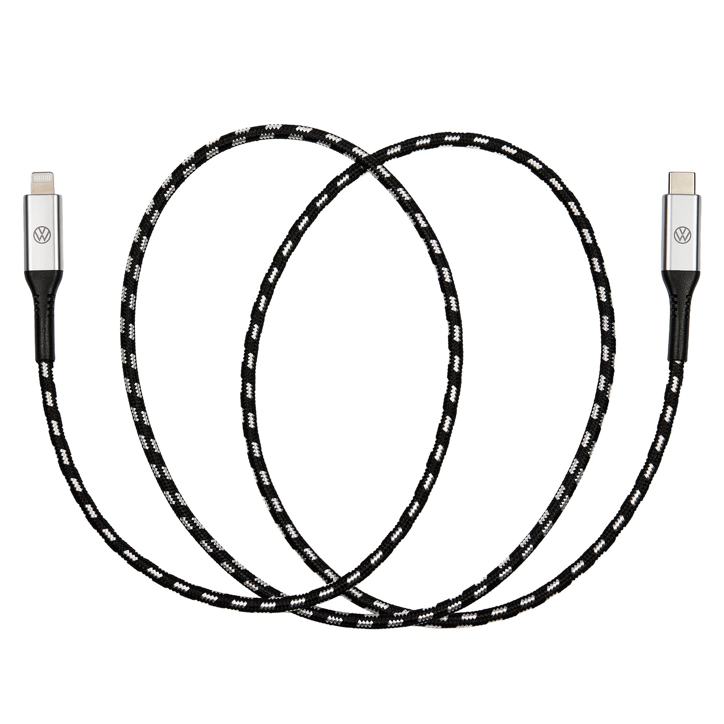 VW USB-C auf Apple Lightning Premium Ladekabel, Anschlusskabel 100cm lang, 000051446CC