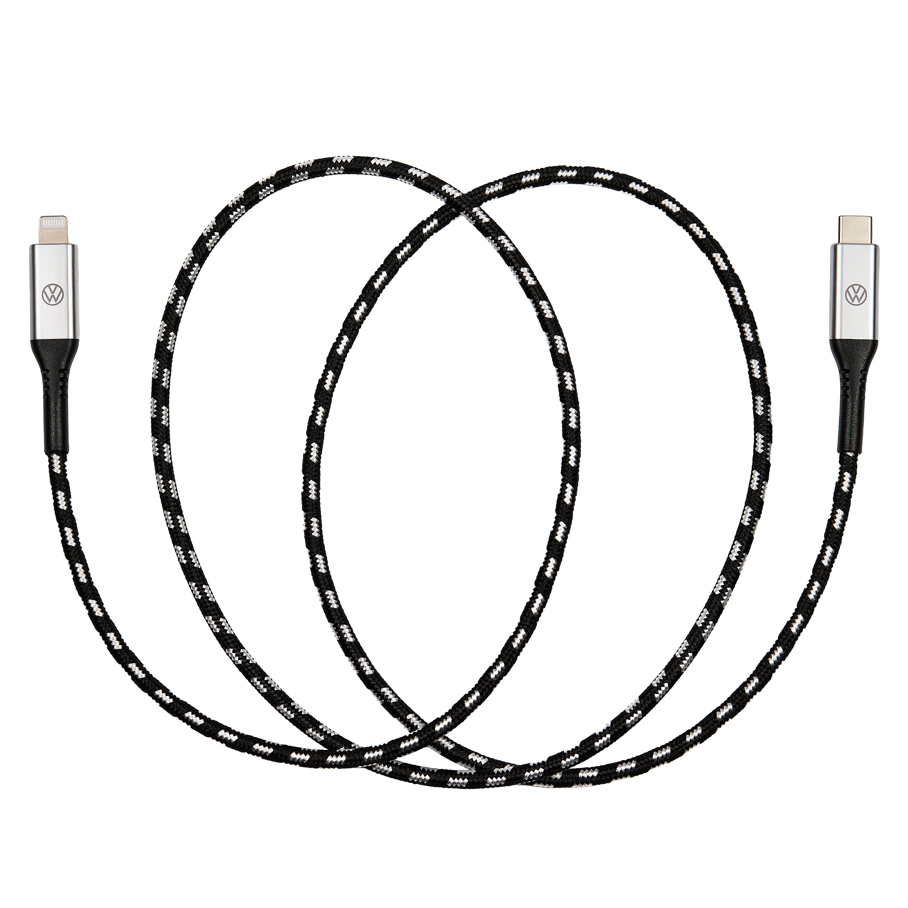 VW USB-C to Apple Lightning Premium charging cable, connection cable 100cm long, 000051446CC