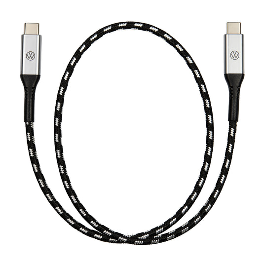 VW USB-C auf USB-C Premium 60W Ladekabel, Anschlusskabel 50cm lang, 000051446CB