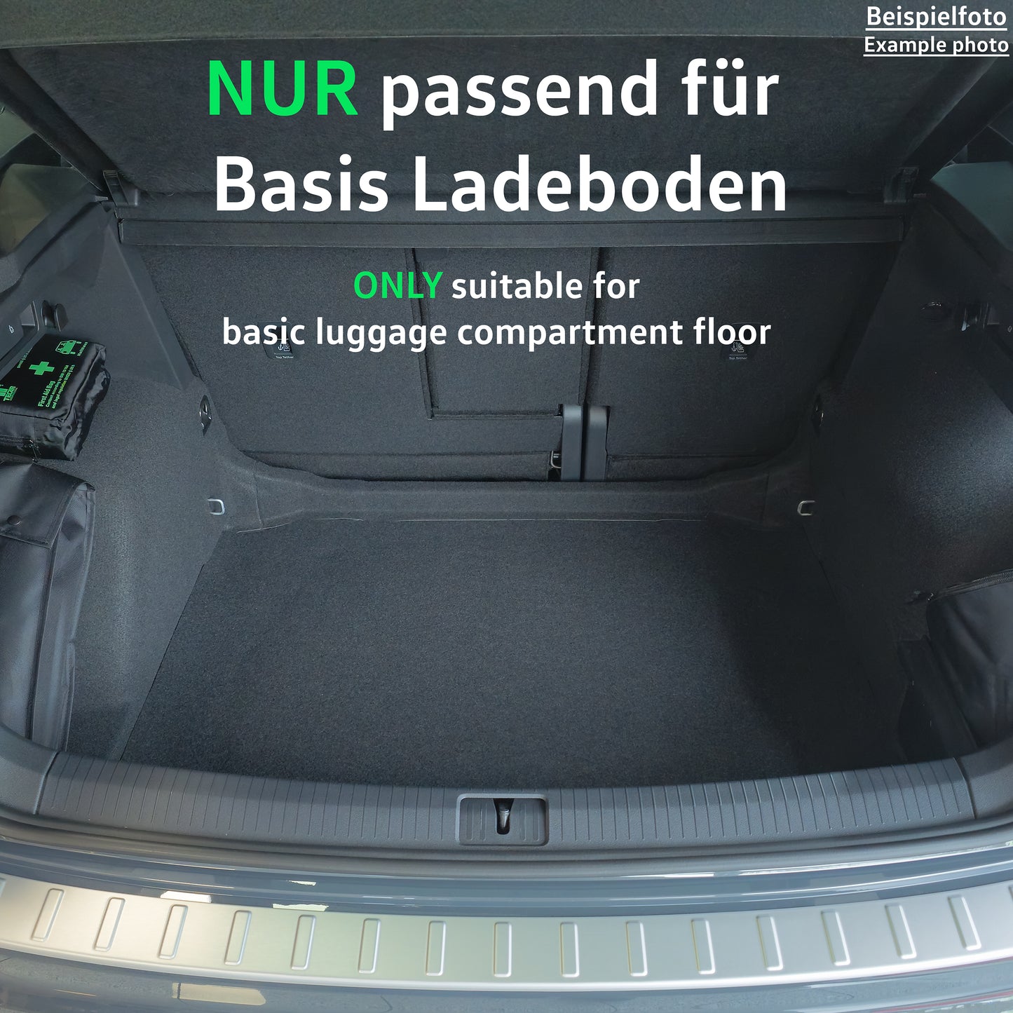 VW ID.5 Bagagerumsindsats, bagagerummåtte, basisbelastningsgulv, 11e061160a