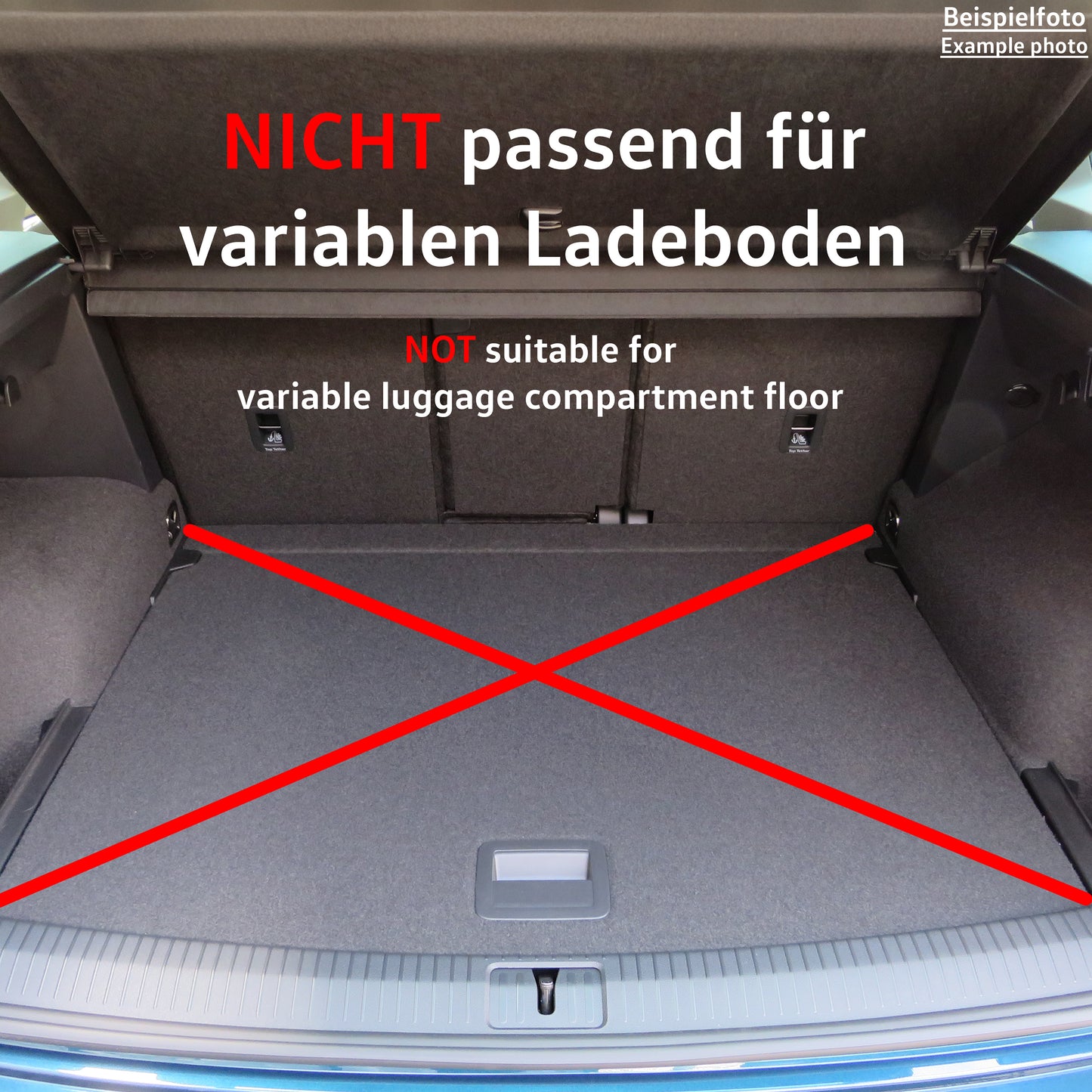 VW ID.5 Bagagerumsindsats, bagagerummåtte, basisbelastningsgulv, 11e061160a