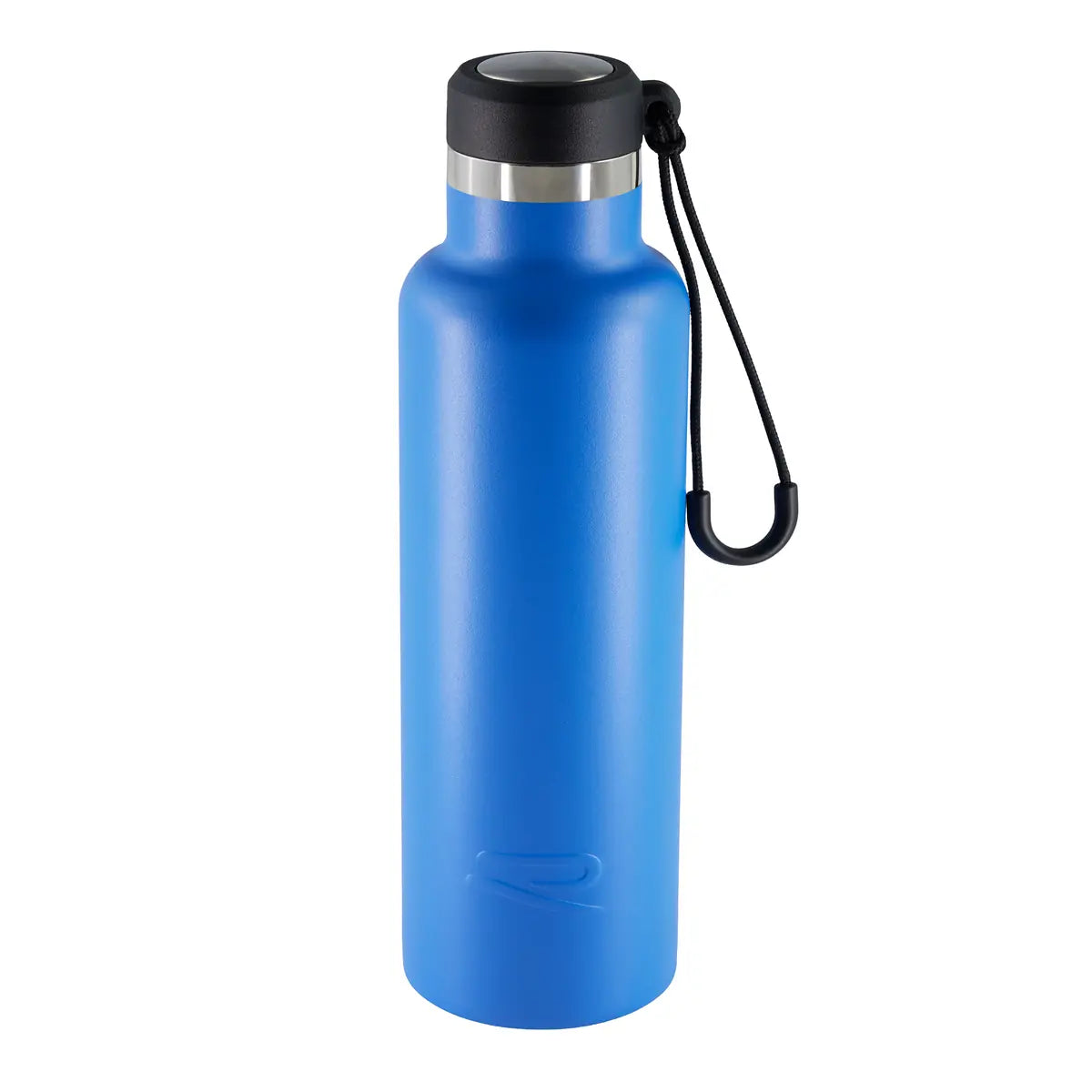 VW Trinkflasche R Kollektion 3B4069601287 – 600 ml Edelstahl-Thermoflasche in Blau mit 3D-R-Logo